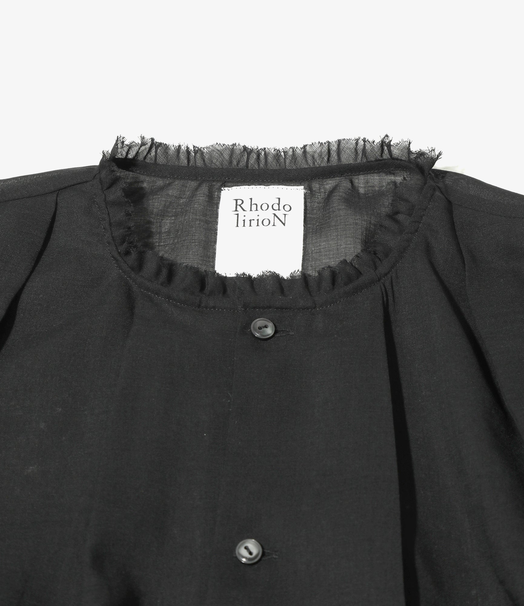 Spencer Shirt - Black - Voile