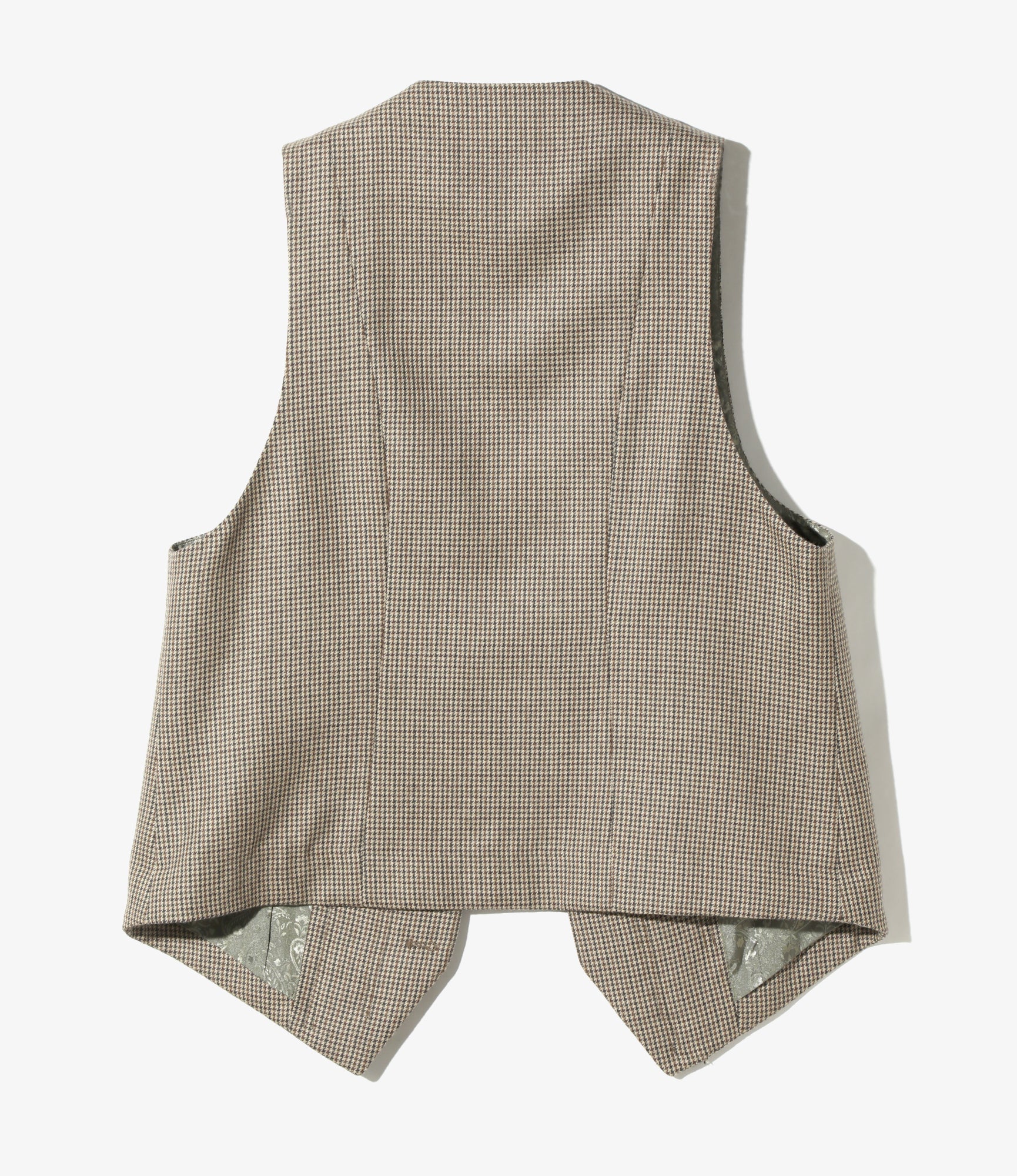 Frill Vest - Houndstooth