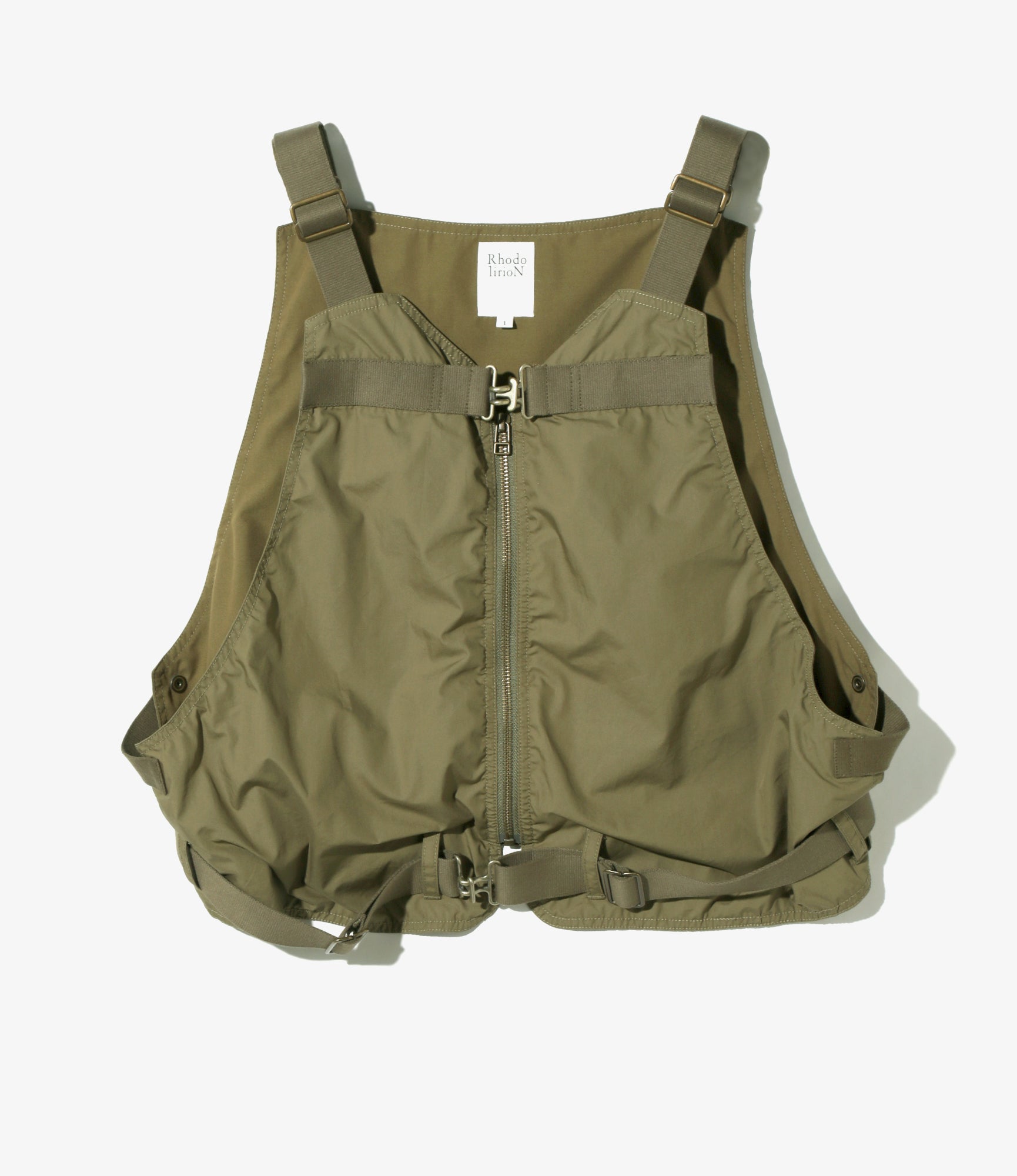 Life Jacket Vest - Olive - Broadcloth