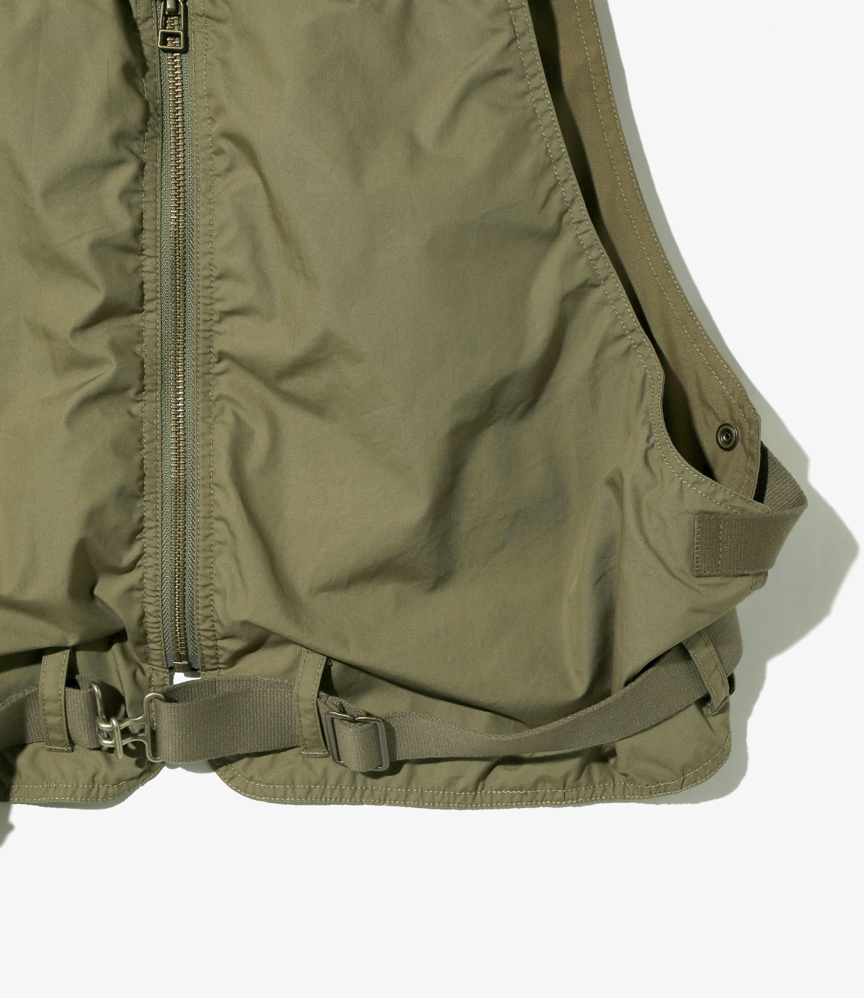 Life Jacket Vest - Olive - Broadcloth