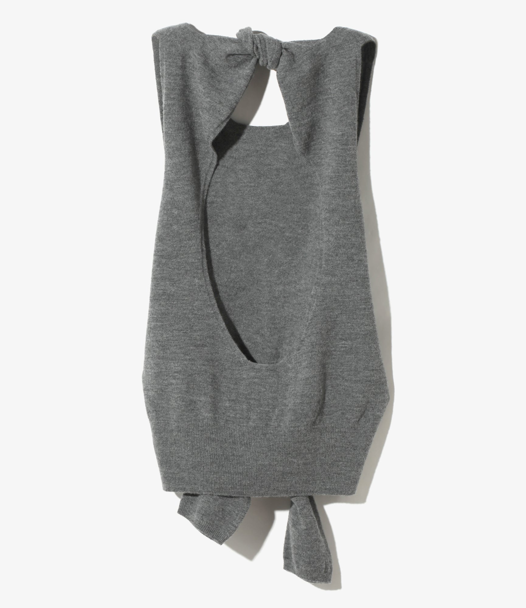 Knot Tank Top - H. Grey - Boiled Knit