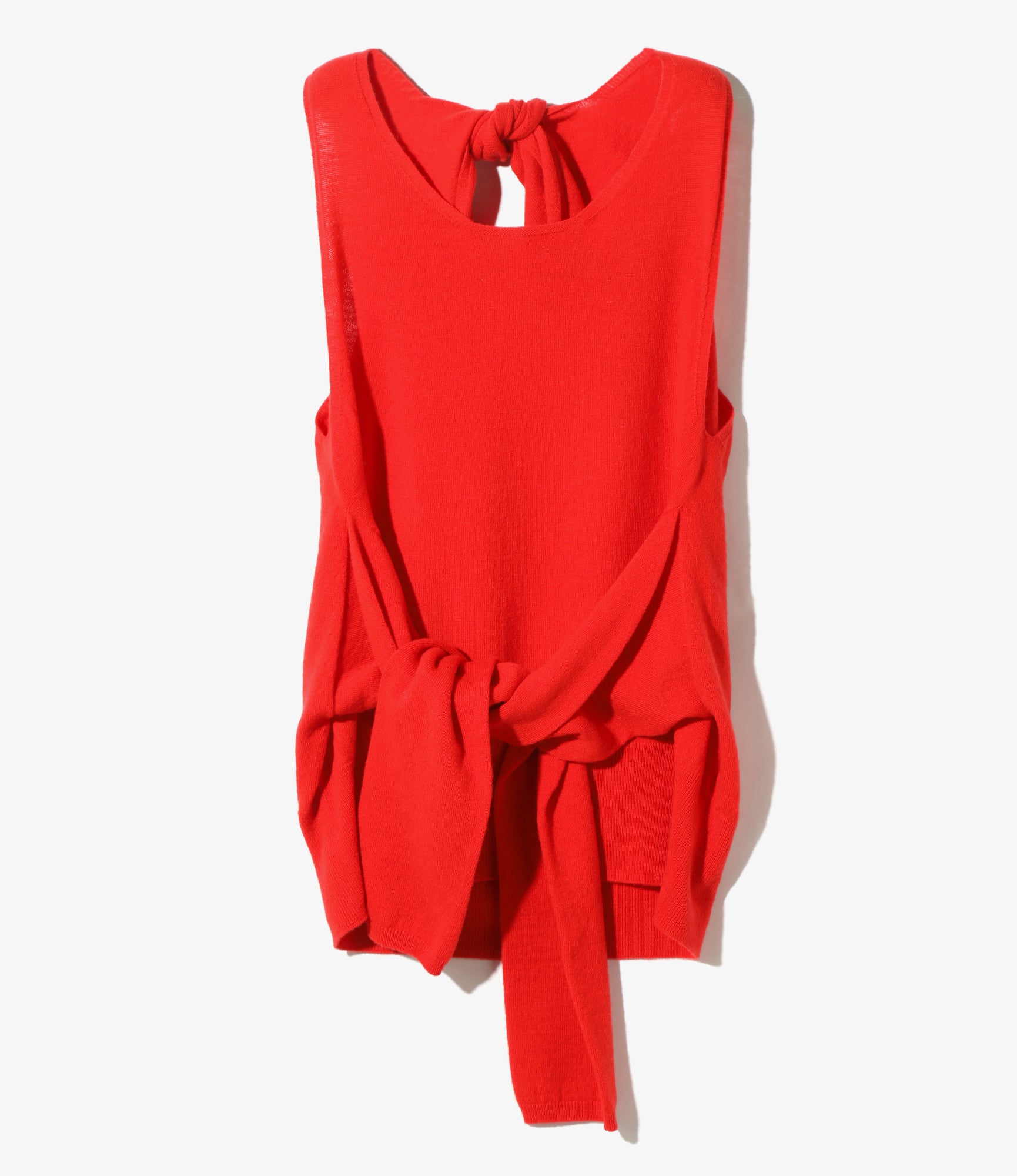 Knot Tank Top - Red - Boiled Knit