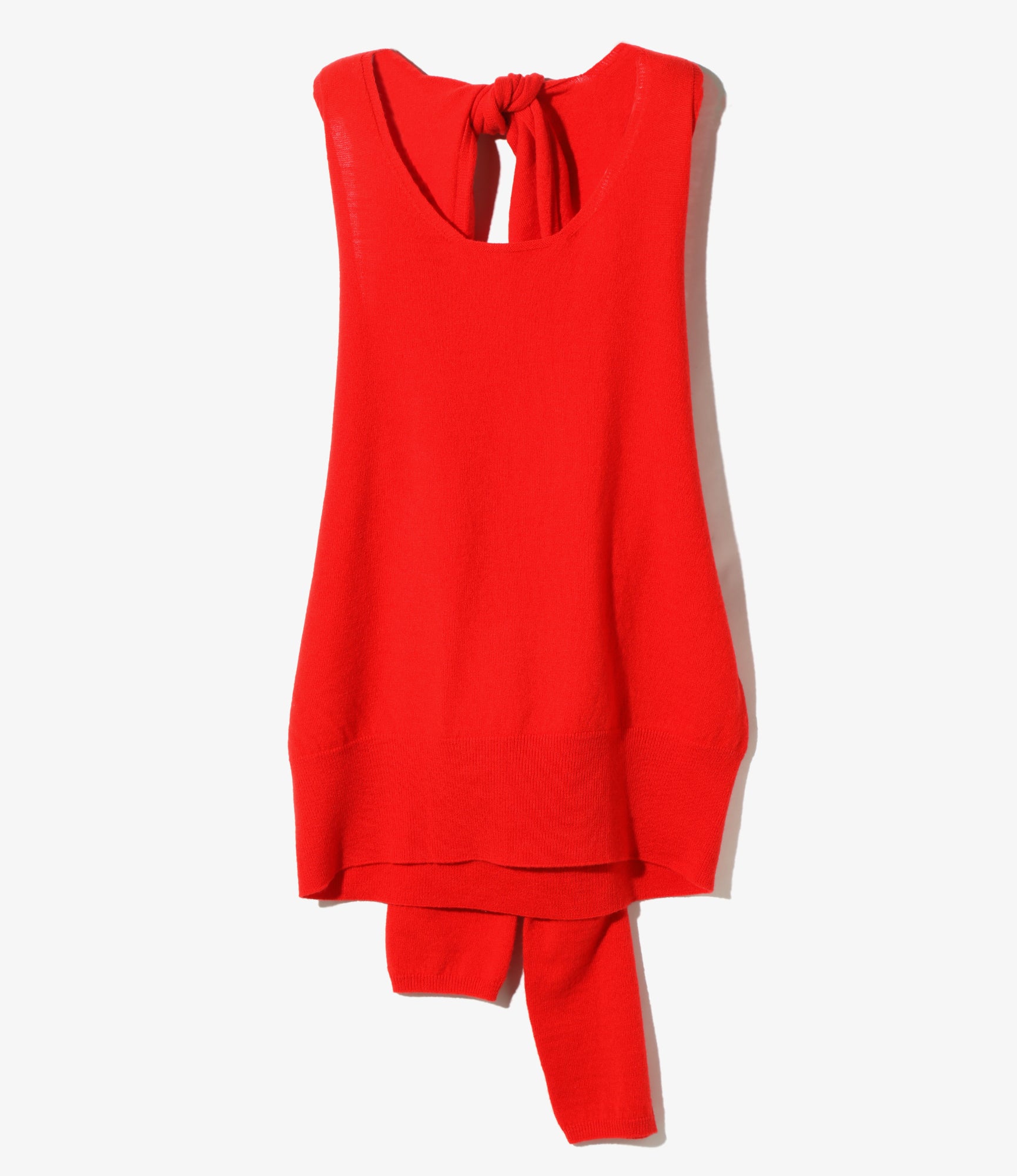 Knot Tank Top - Red - Boiled Knit