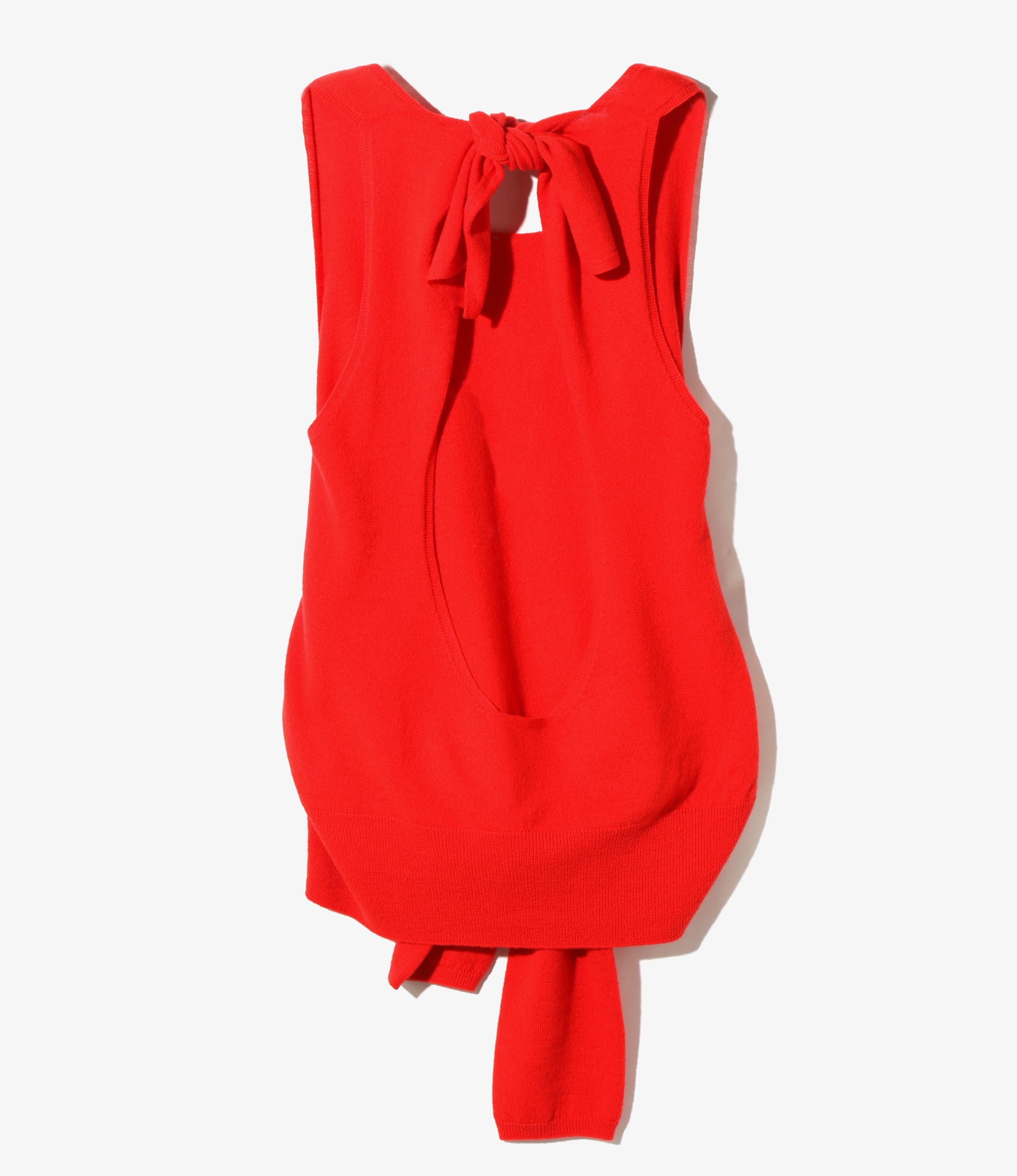 Knot Tank Top - Red - Boiled Knit