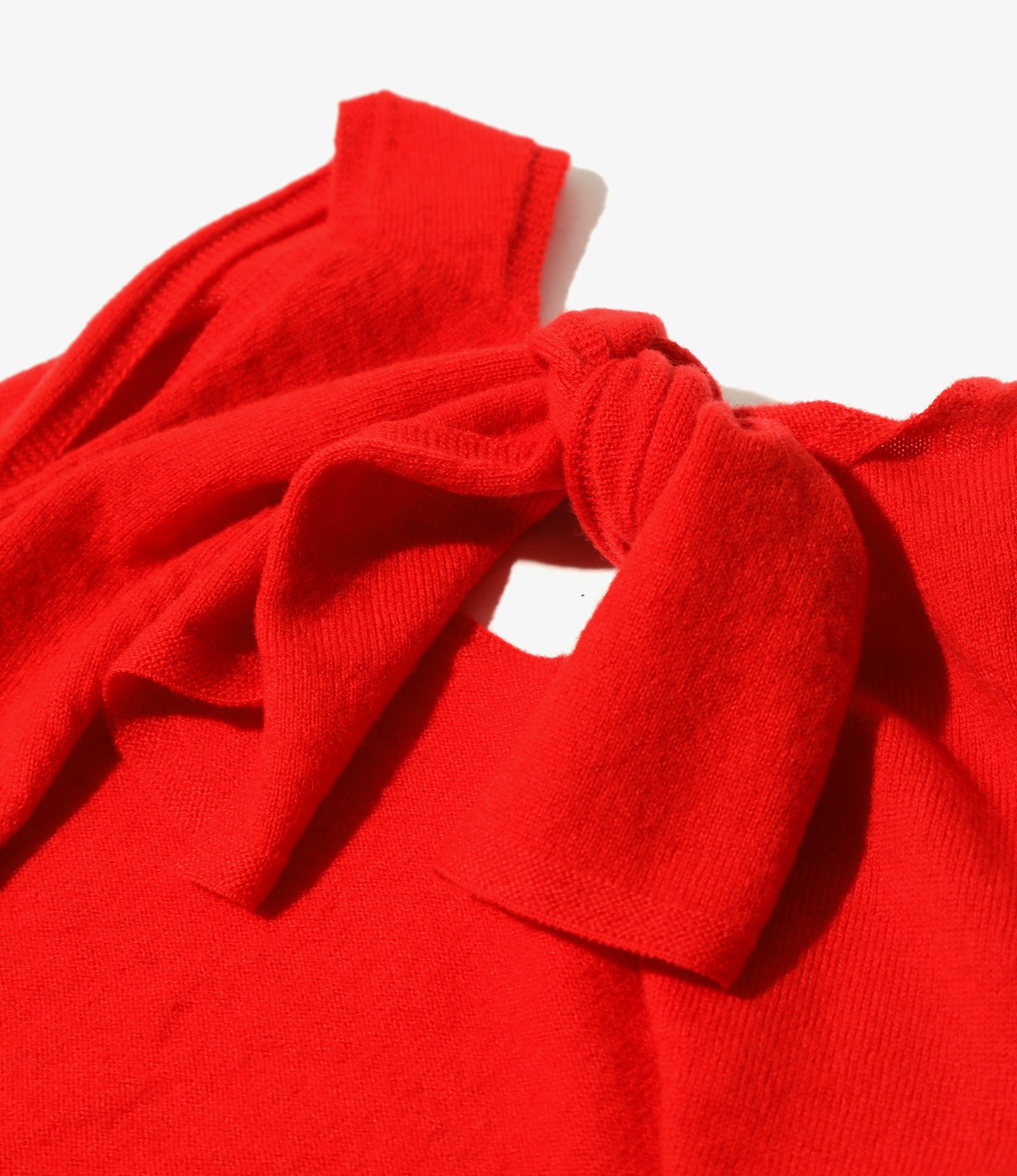 Knot Tank Top - Red - Boiled Knit