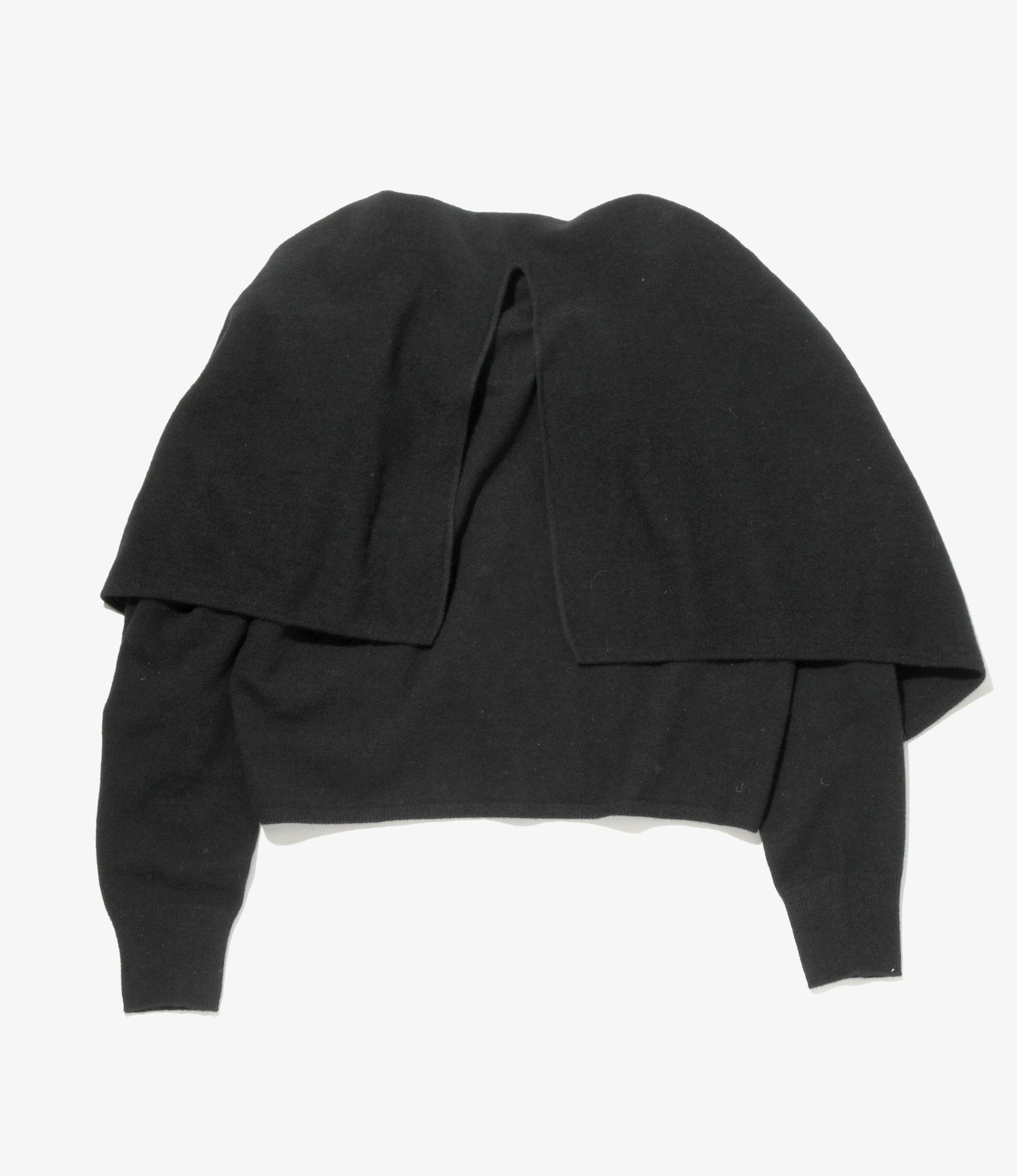 Knot Cardigan - Black - Boiled Knit