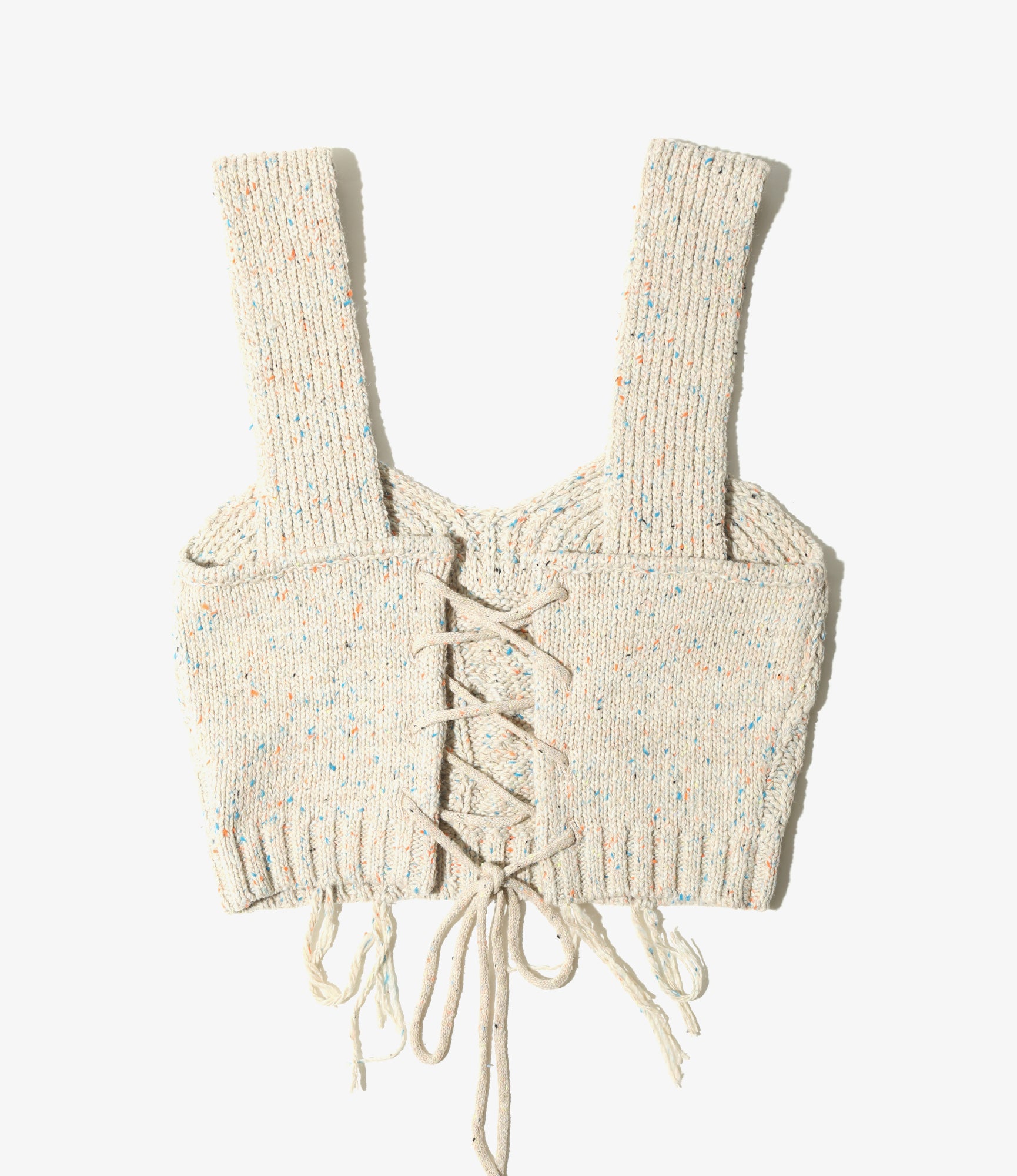 Fisherman Knit Corset - Ivory