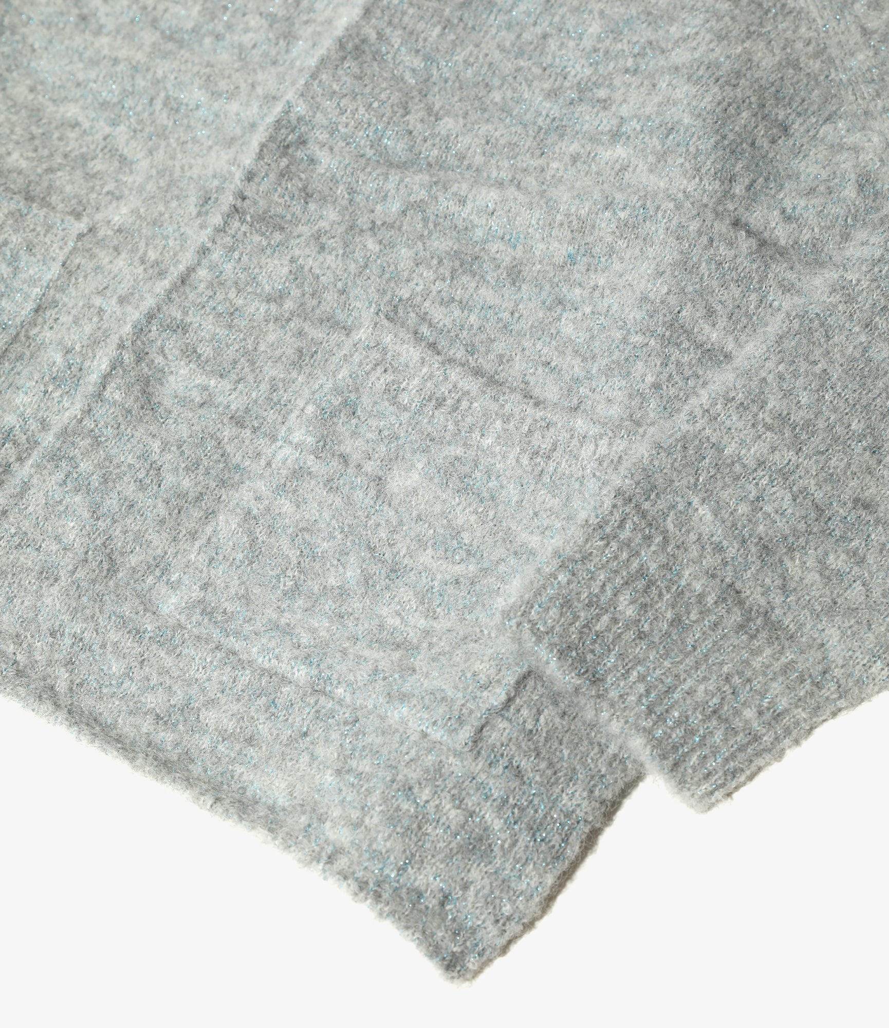 Cardigan - Lt. Grey - Loop Yarn Knit