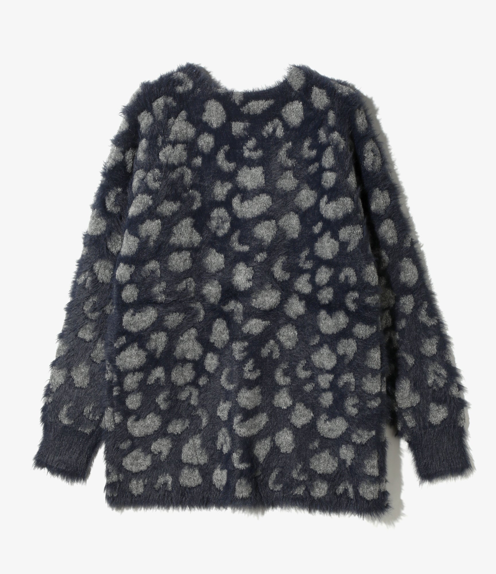 Cardigan - Leopard - Shaggy Knit