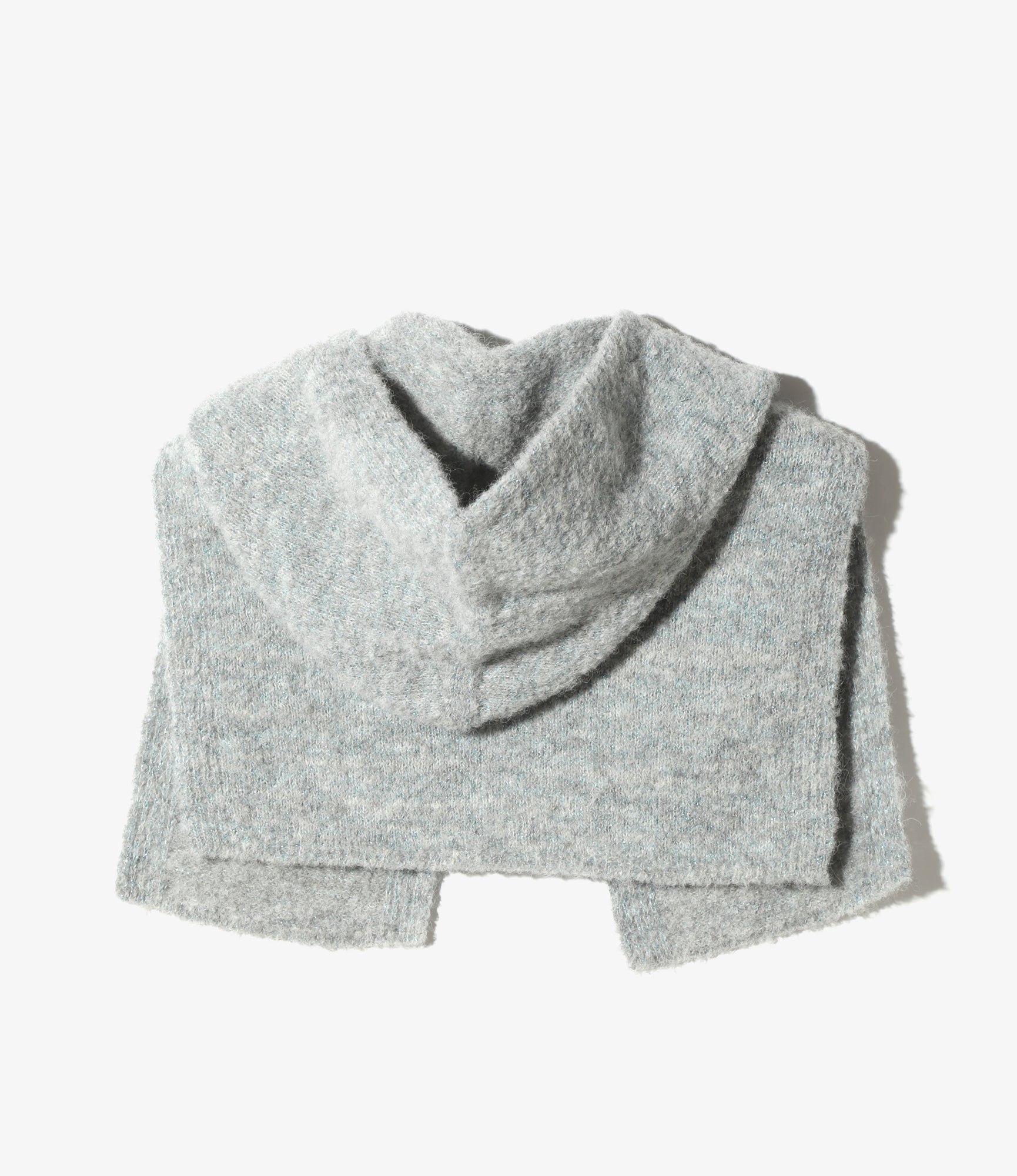 Balaclava - Lt. Grey - Loop Yarn Knit