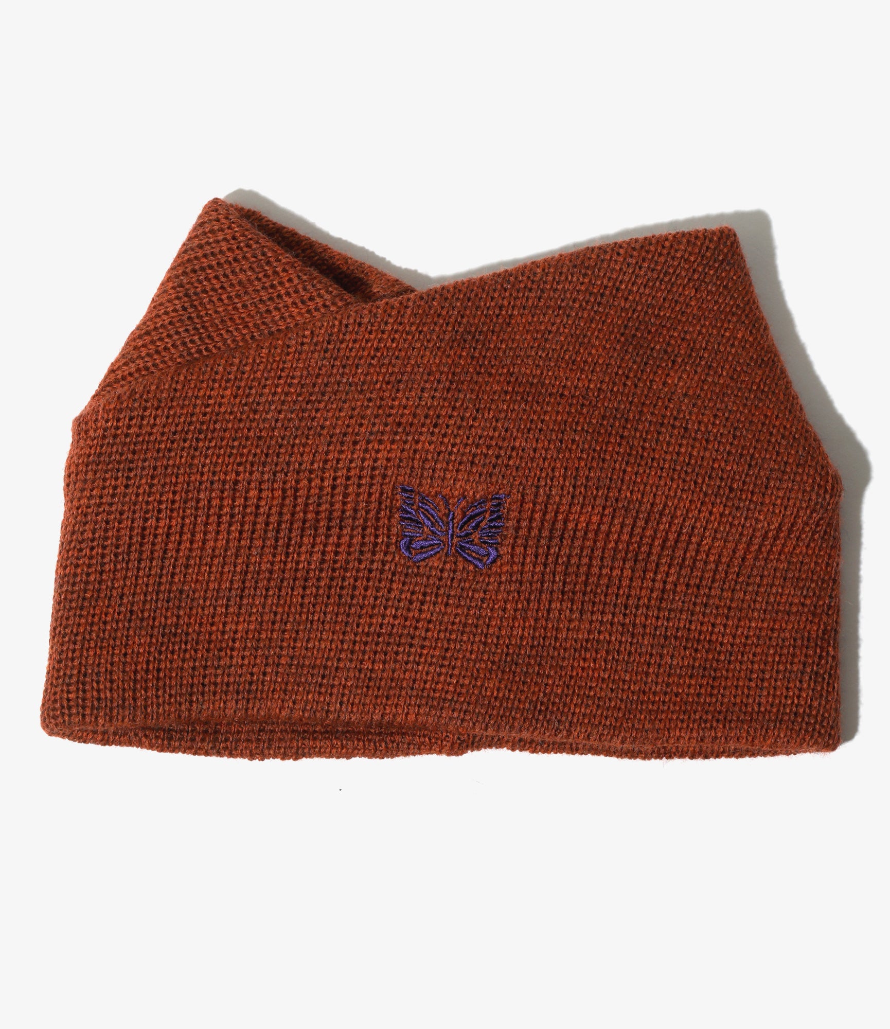 Neck Warmer - Orange - Merino Wool