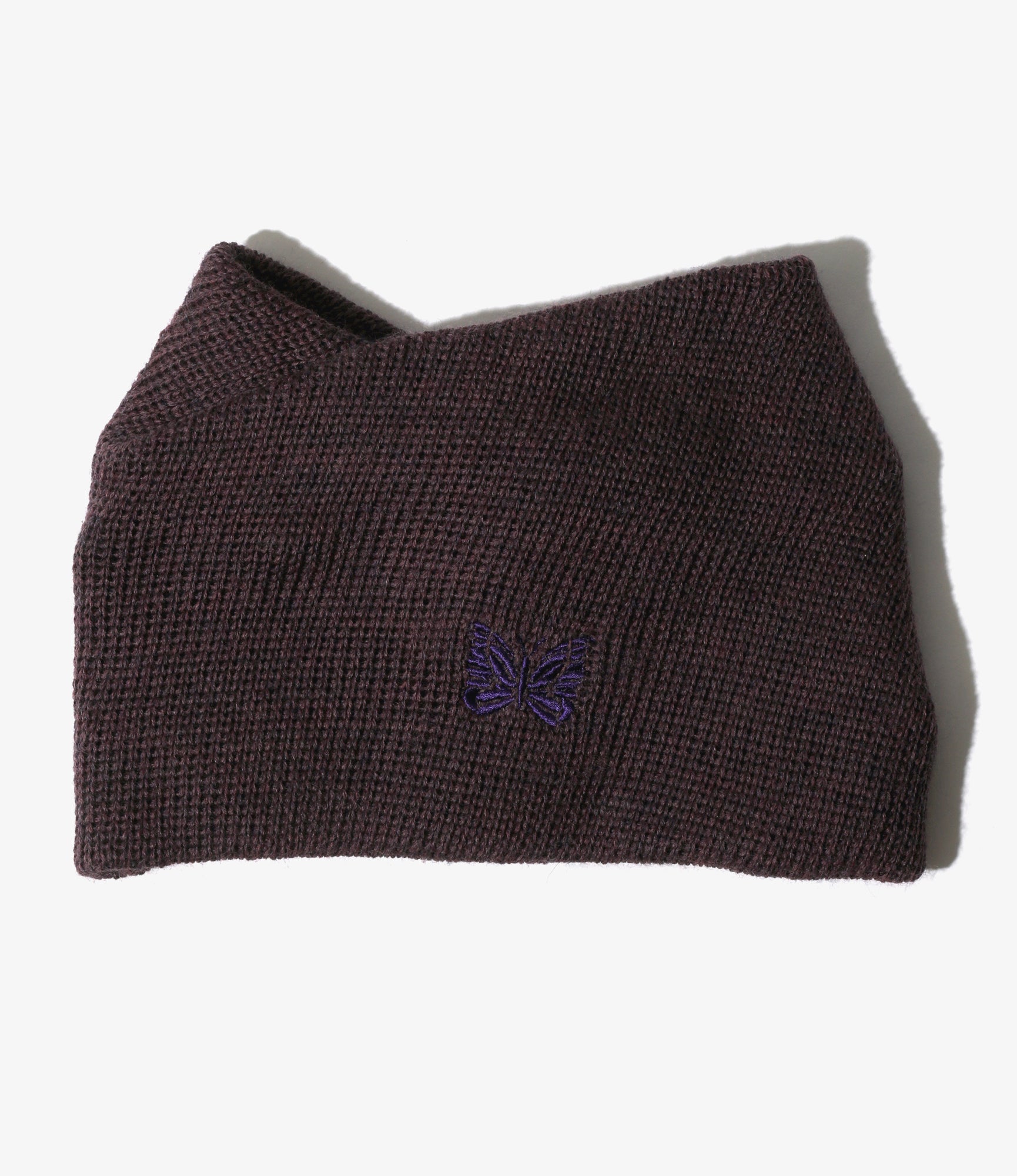 Neck Warmer - Plum  - Merino Wool