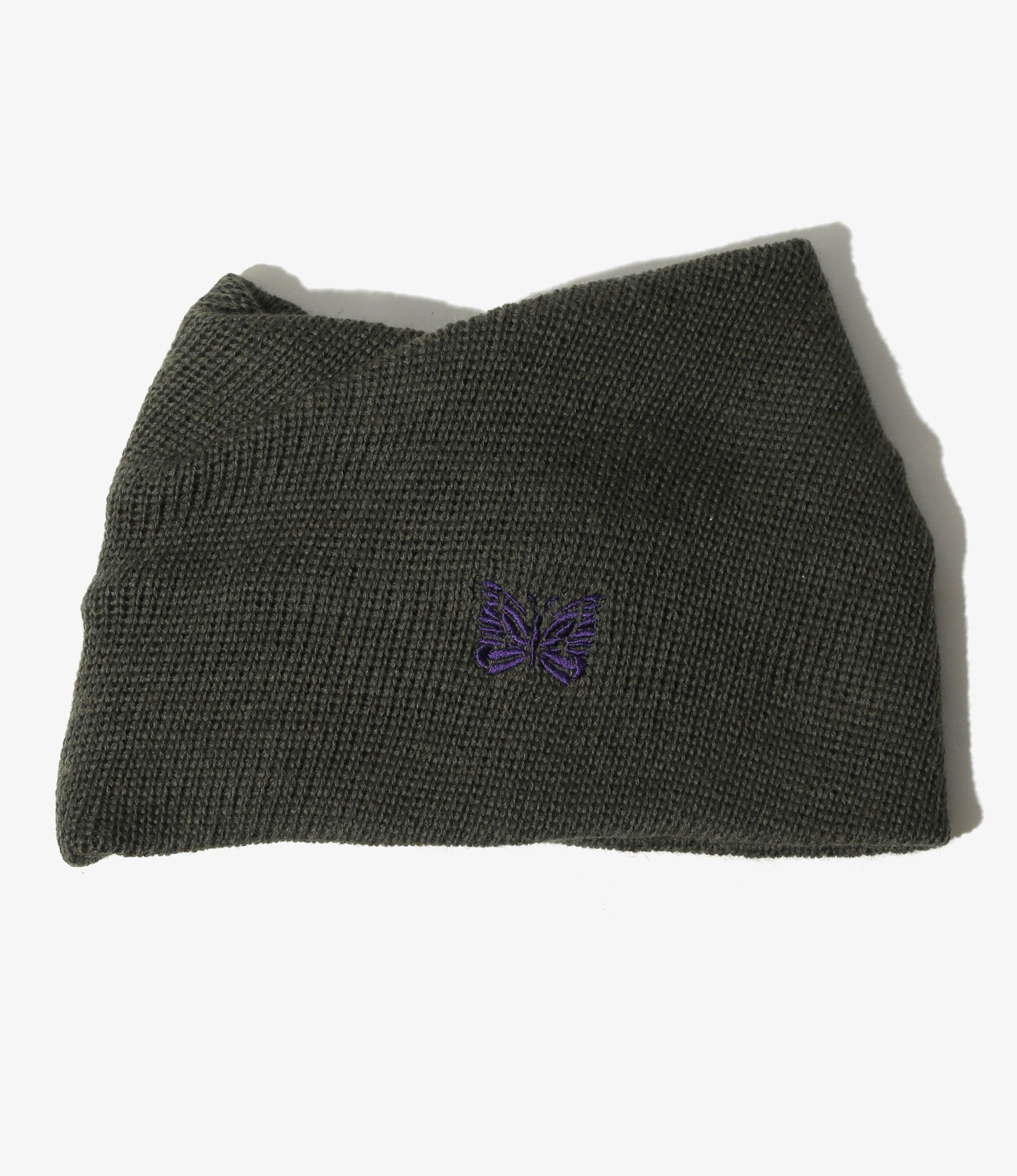 Neck Warmer - Olive  - Merino Wool