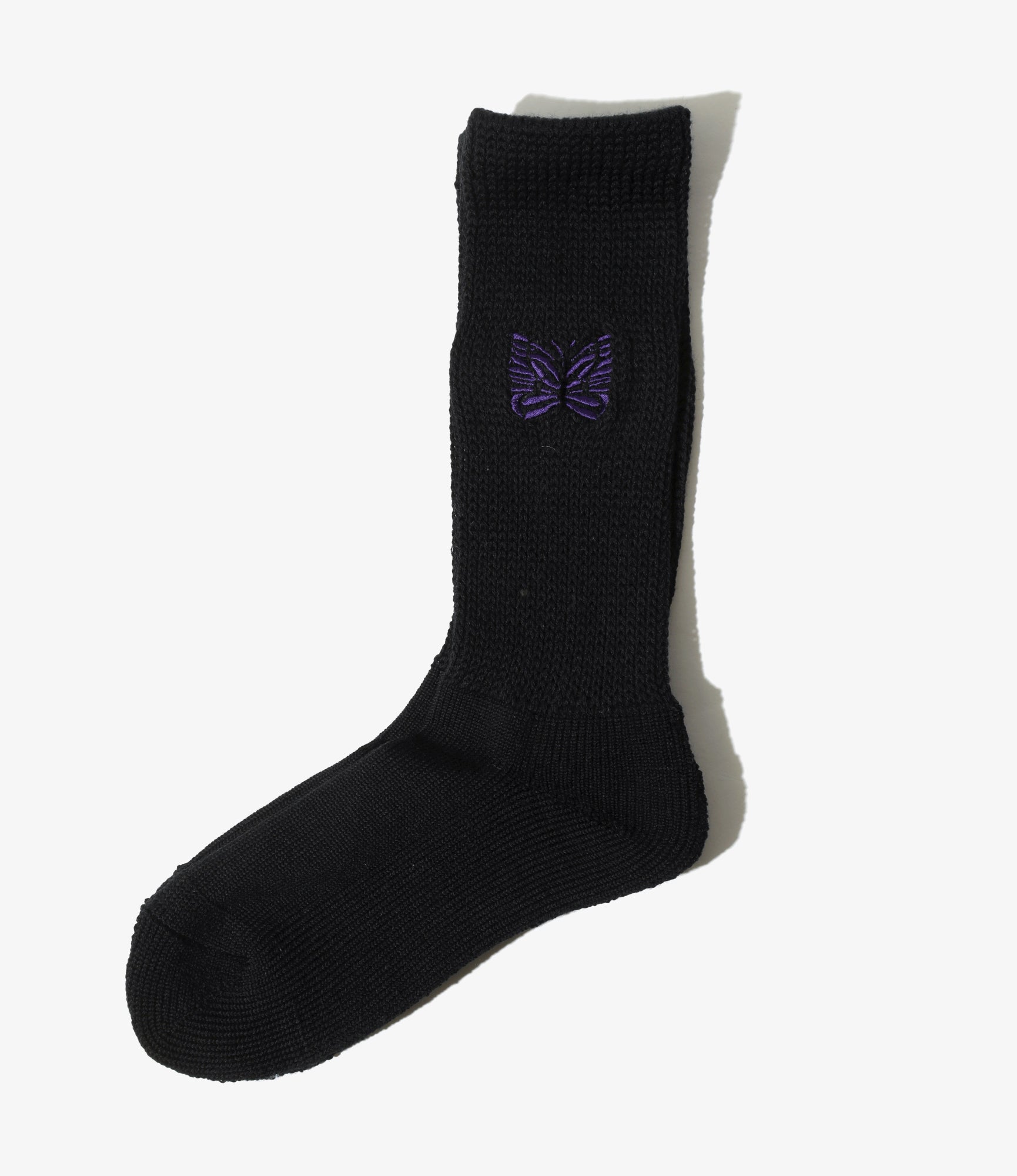 Pile Socks - Black - Merino Wool