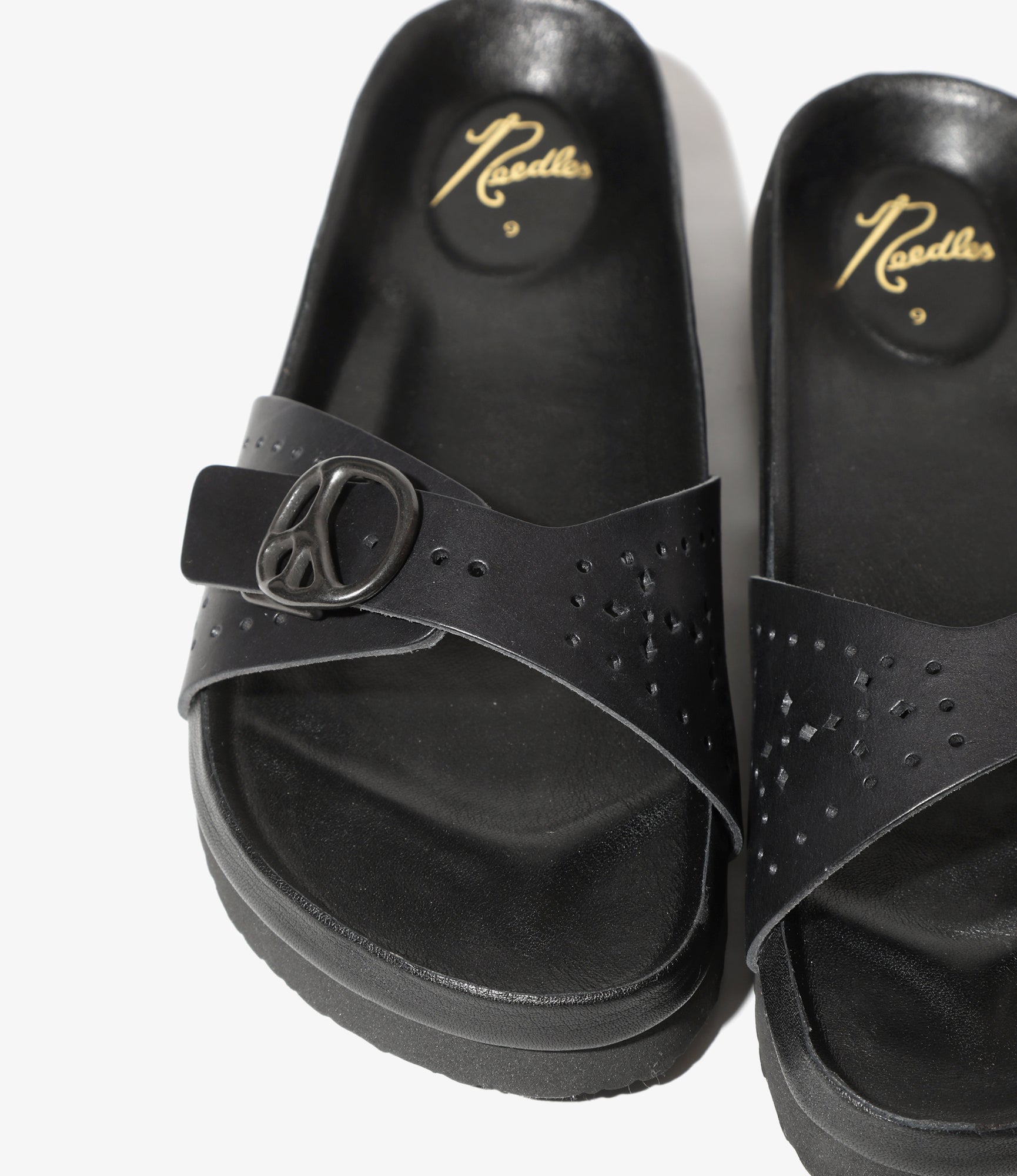 Single Strap Sandal - Black - Cowhide Lthr.