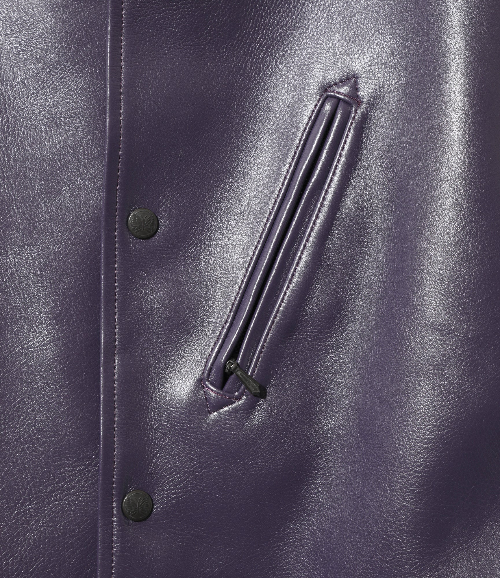 Sur Coat - Purple - Cowhide Lthr.