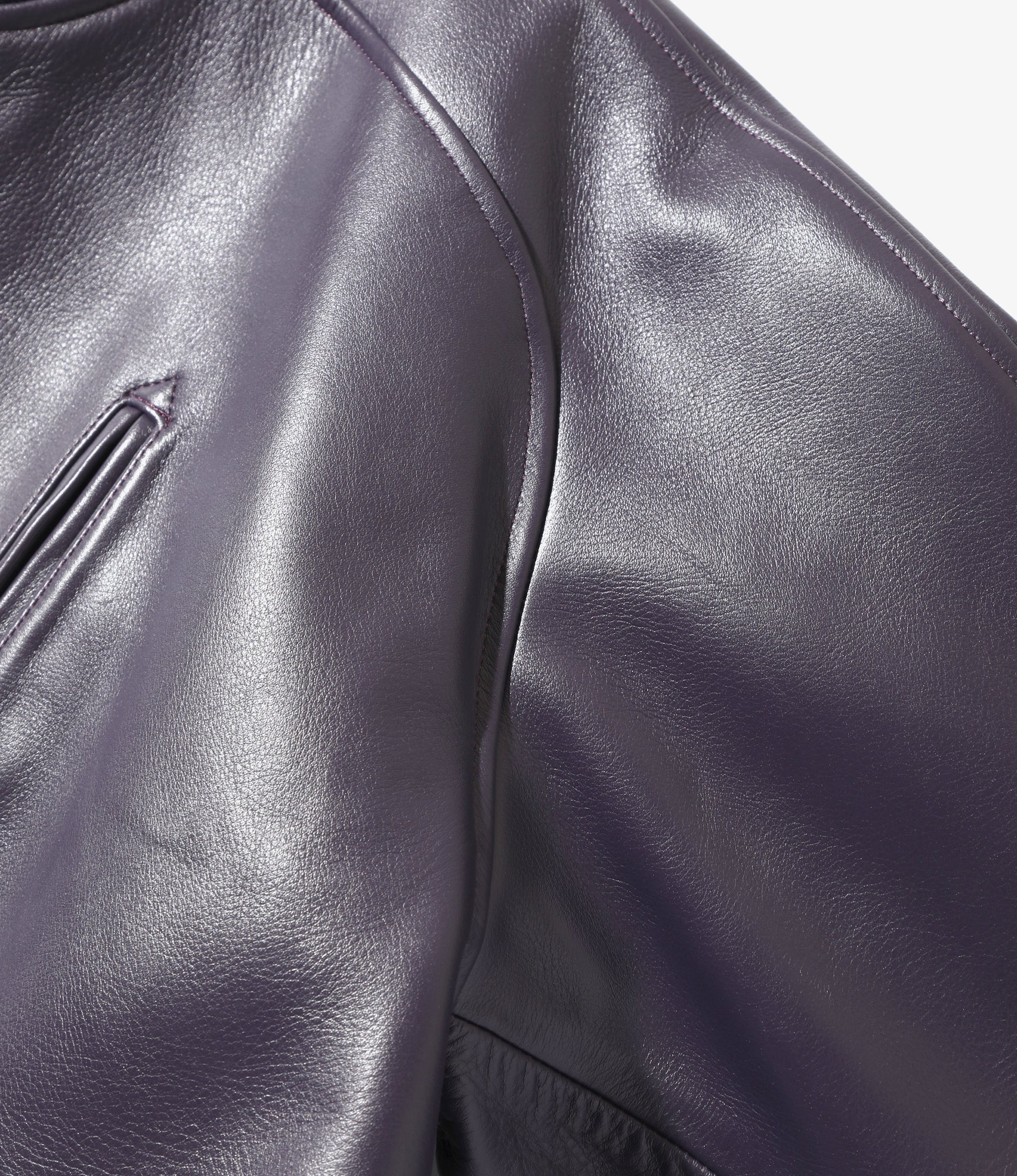 Sur Coat - Purple - Cowhide Lthr.