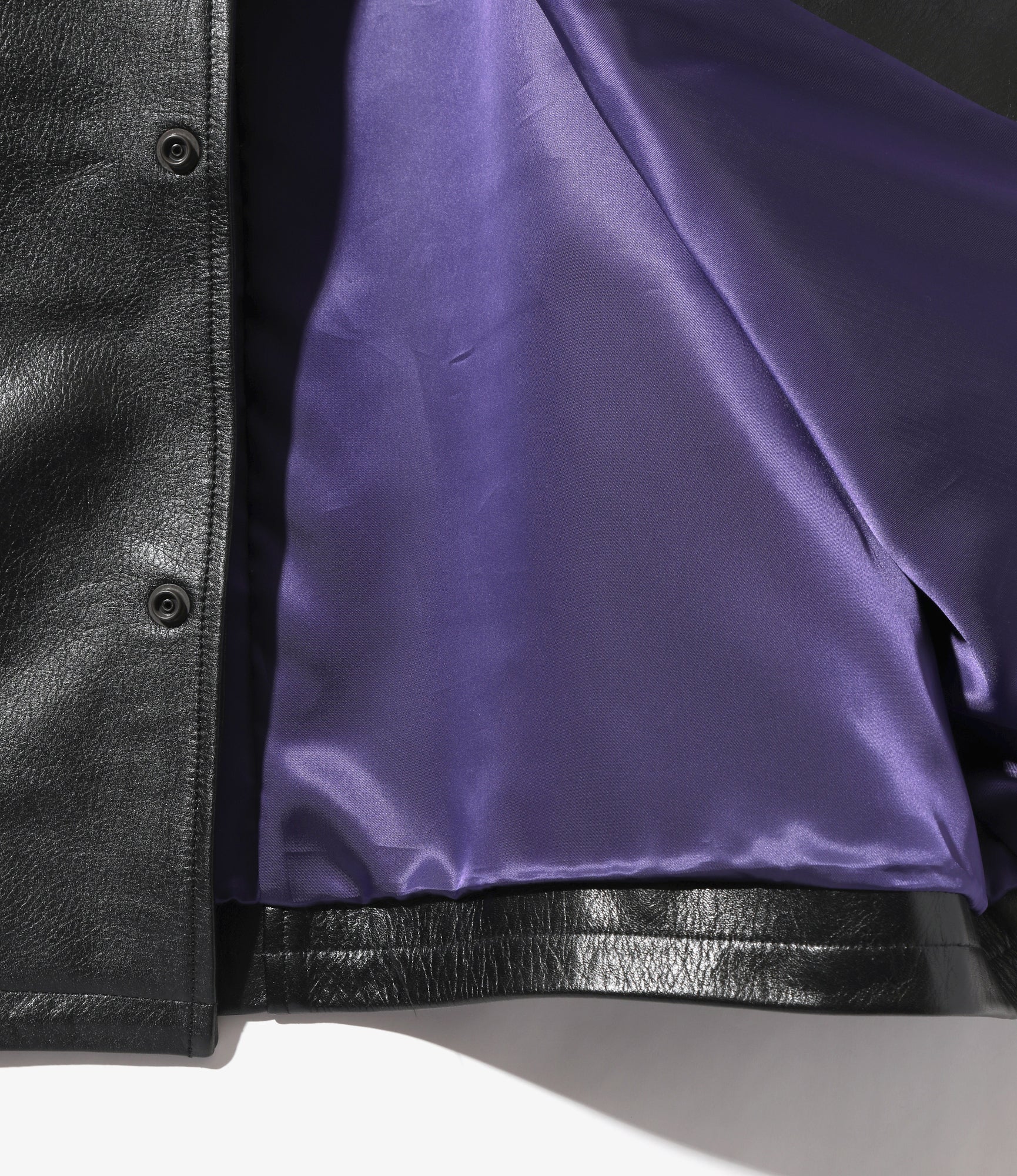Sur Coat - Black - Cowhide Lthr.
