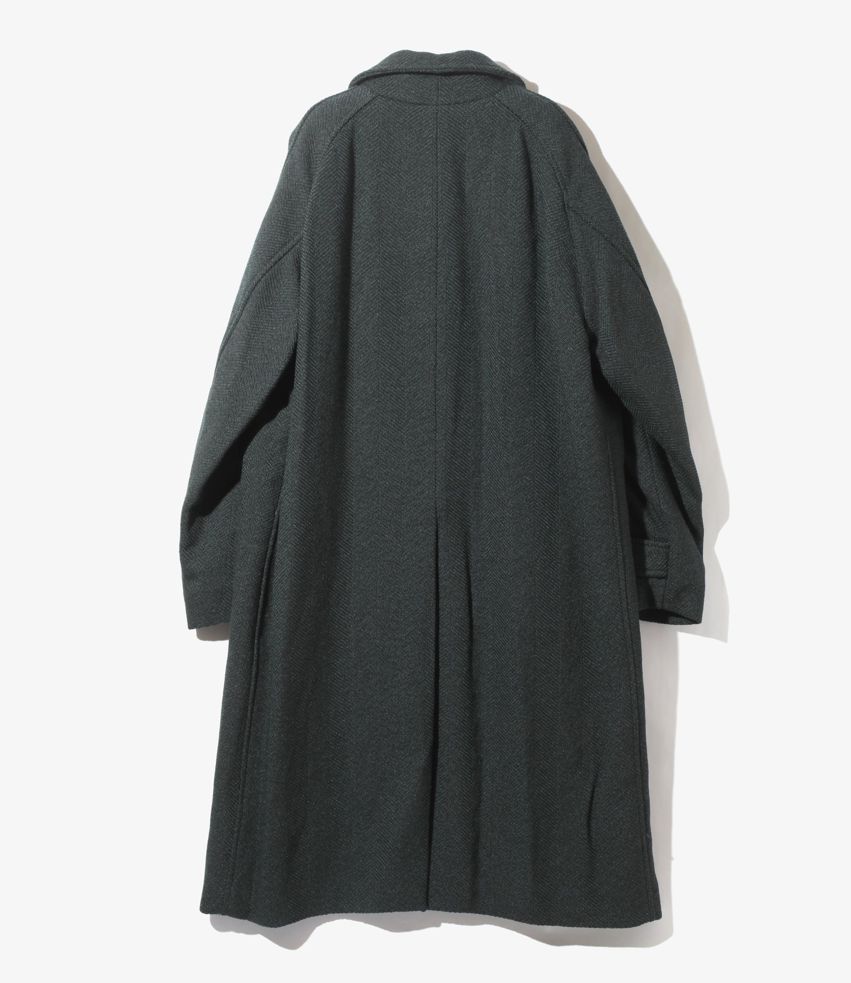 Balcollar Coat - Green - W/N Herringbone