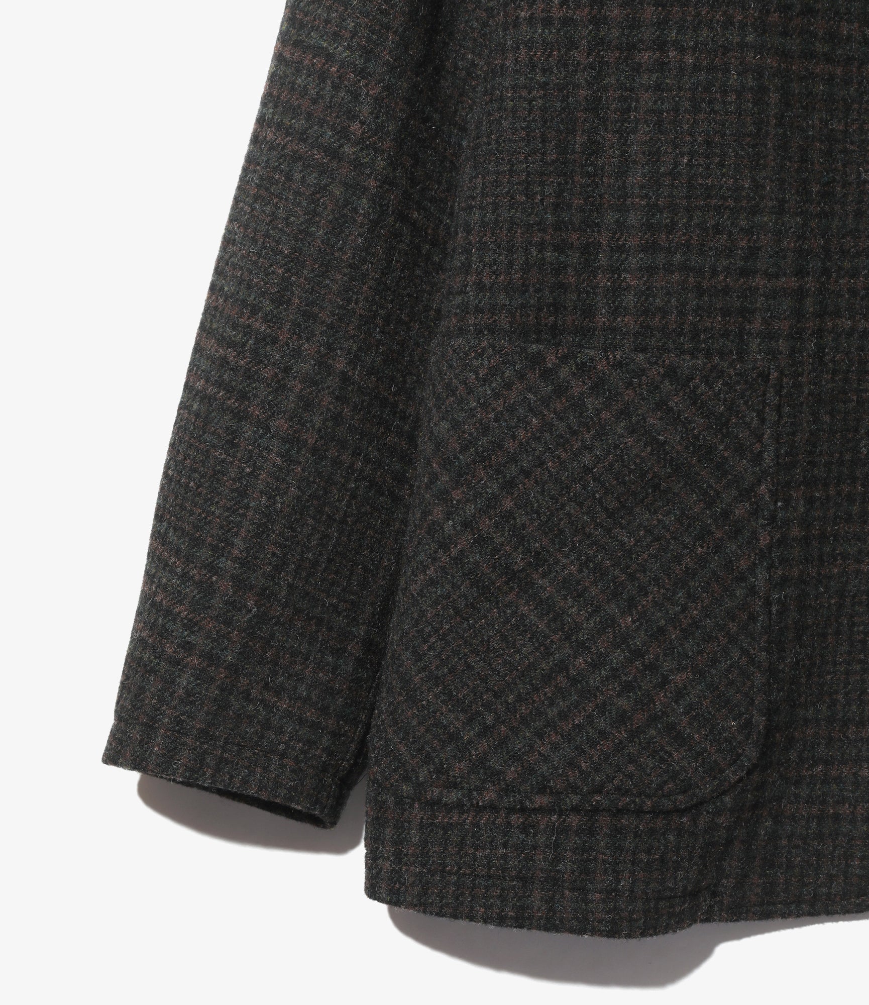 Loafer Jacket - Charcoal - Wool Glen Plaid