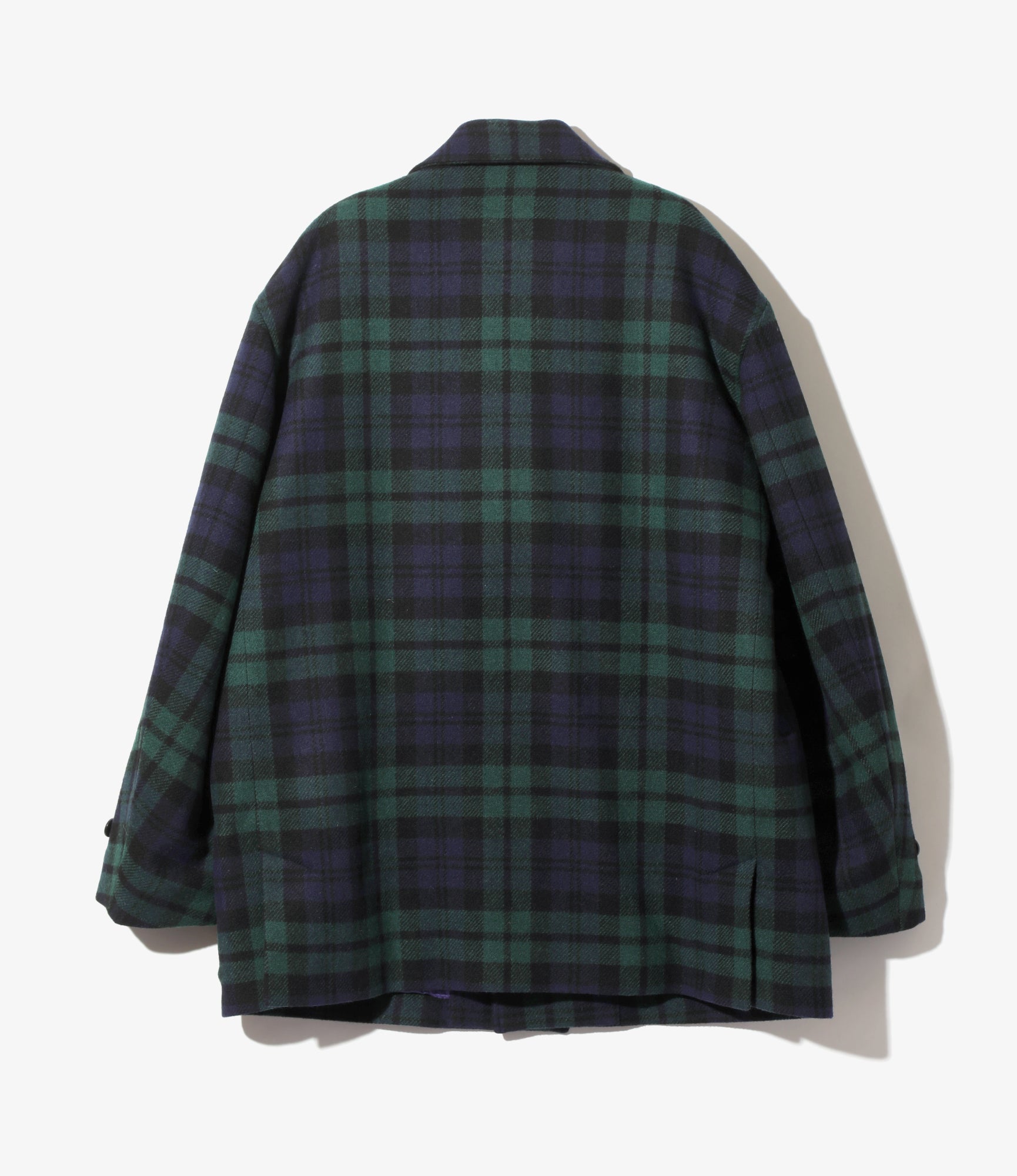 Car Coat - Blackwatch - Wool Tartan Plaid