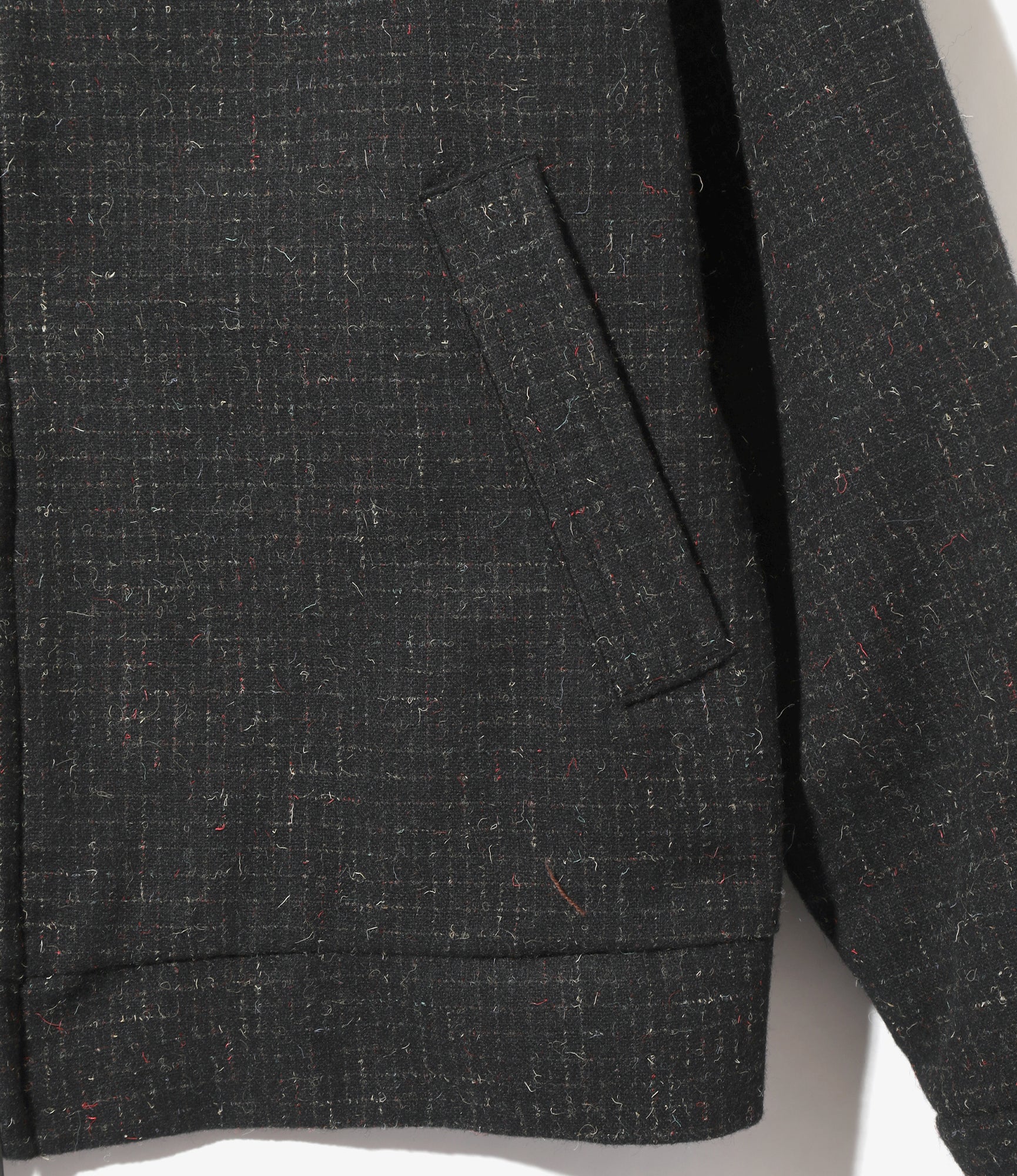 Sport Jacket - Black - W/N Small Plaid Cloth