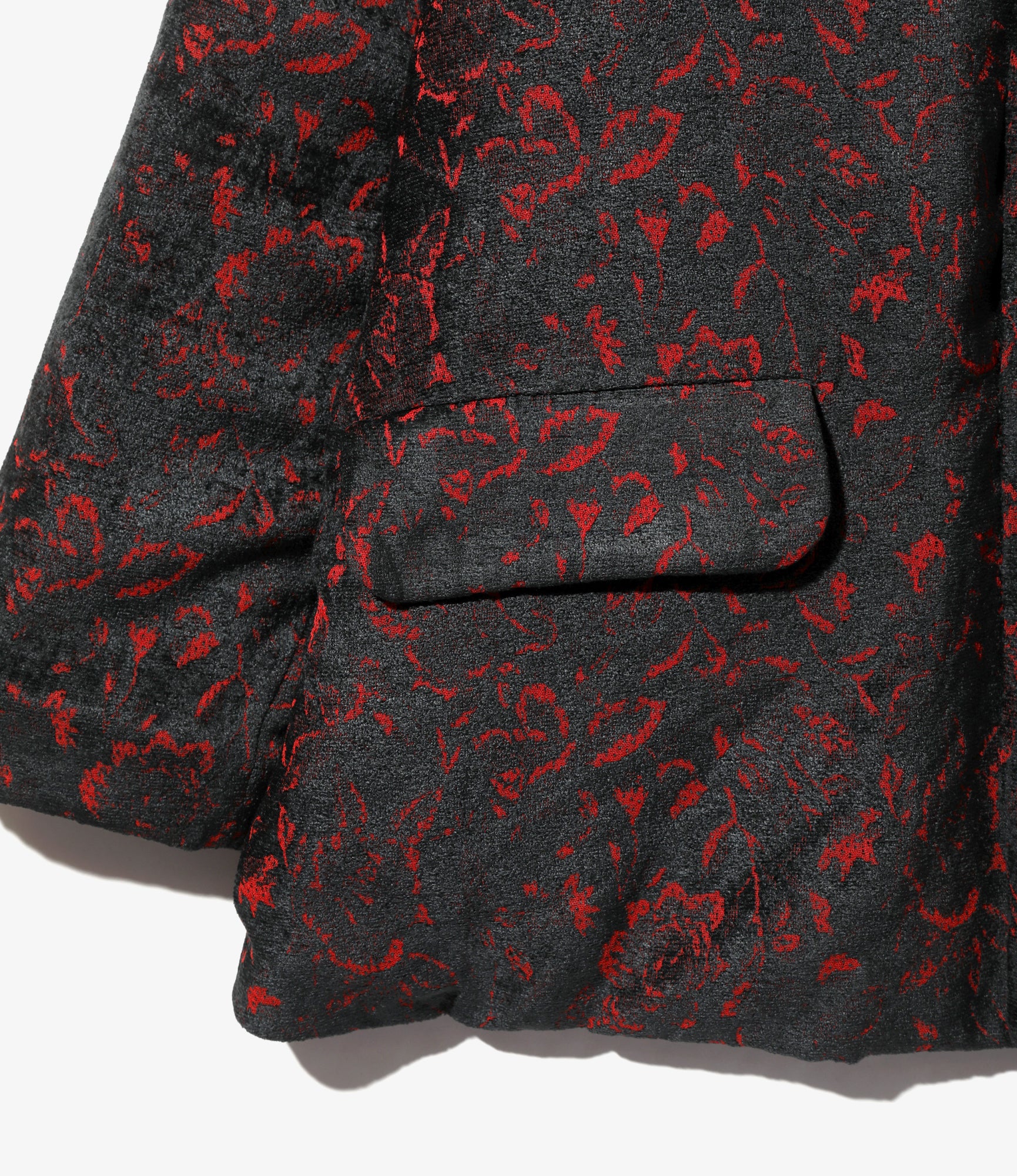 S.C. Car Coat - Red - R/AC Mall Flower Jq.