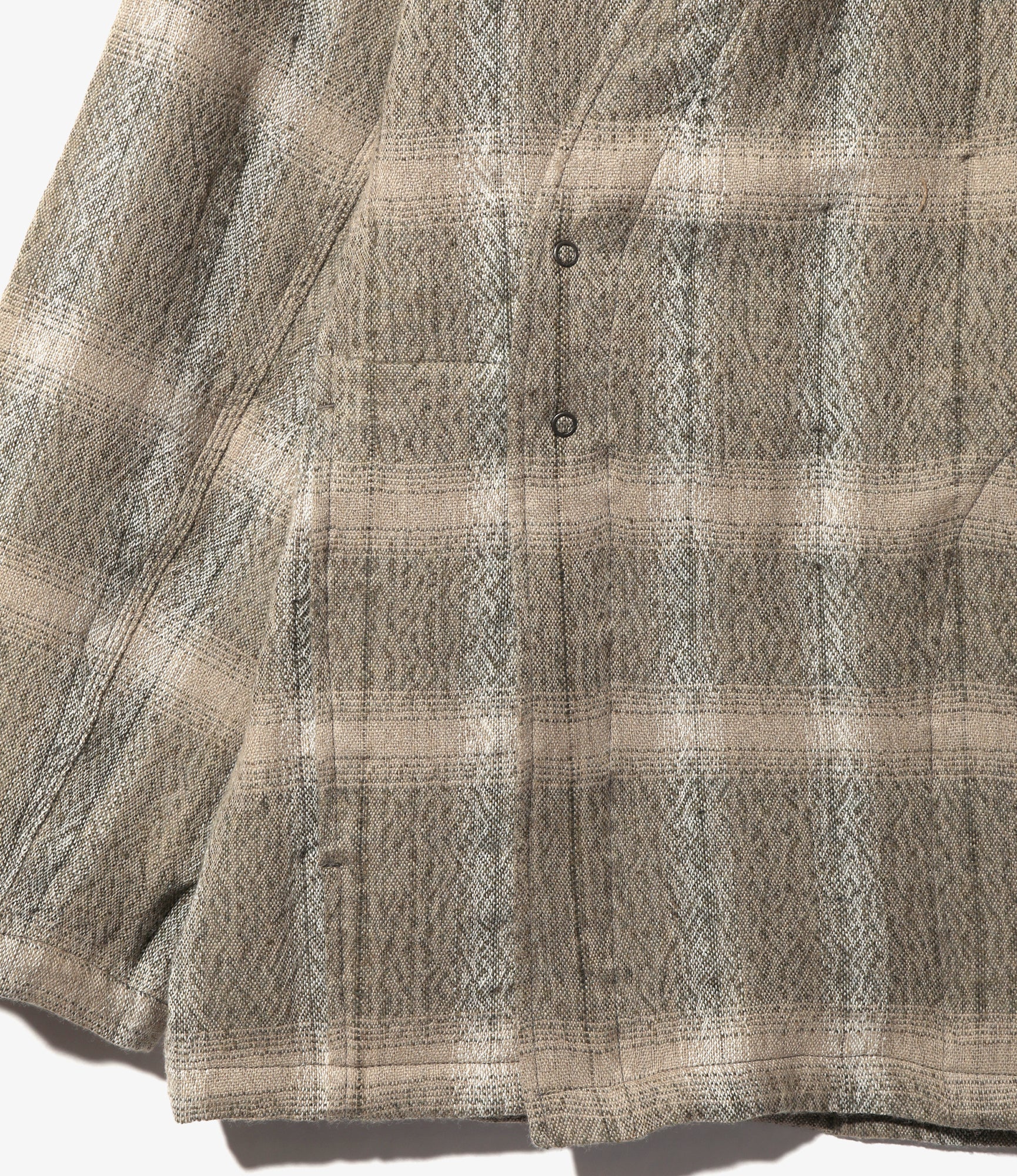 Samue Jacket - Olive - W/PE Plaid Double Jq.