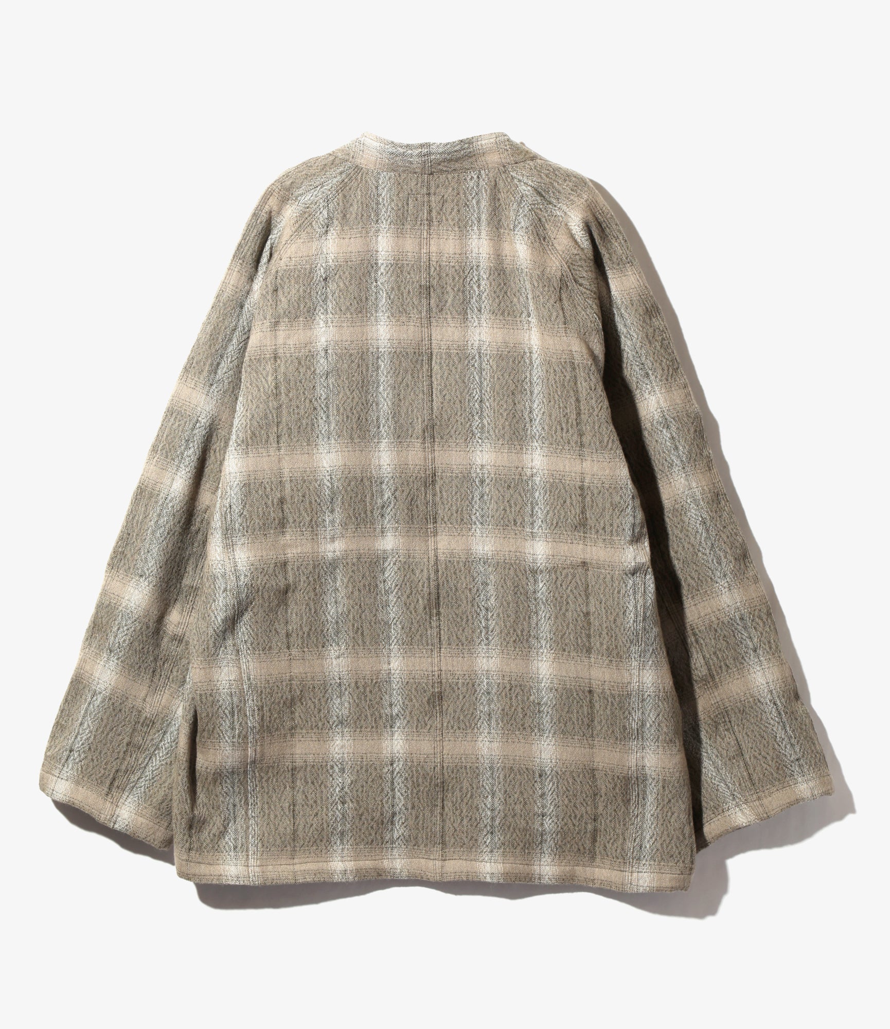 Samue Jacket - Olive - W/PE Plaid Double Jq.