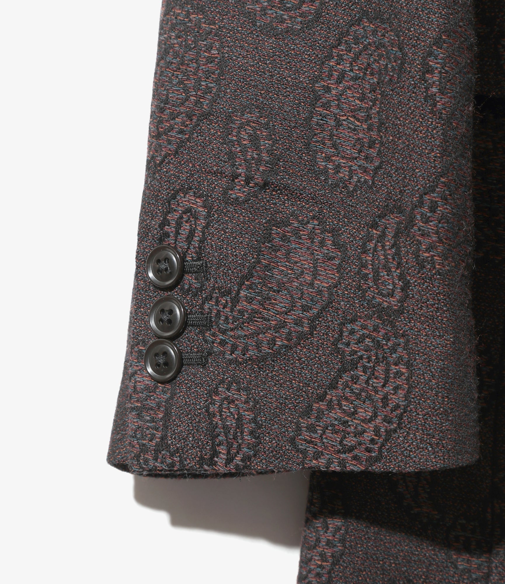 2B Jacket - Bordeaux - W/R Paisley Jq.