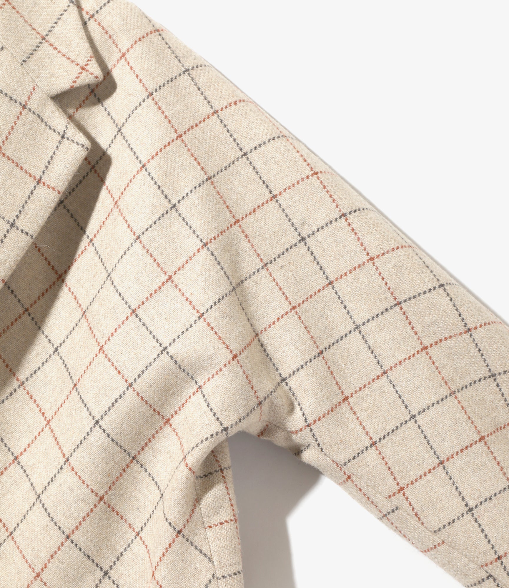 Miles Jacket - Beige - W/PE/PC/N/R Plaid Twill
