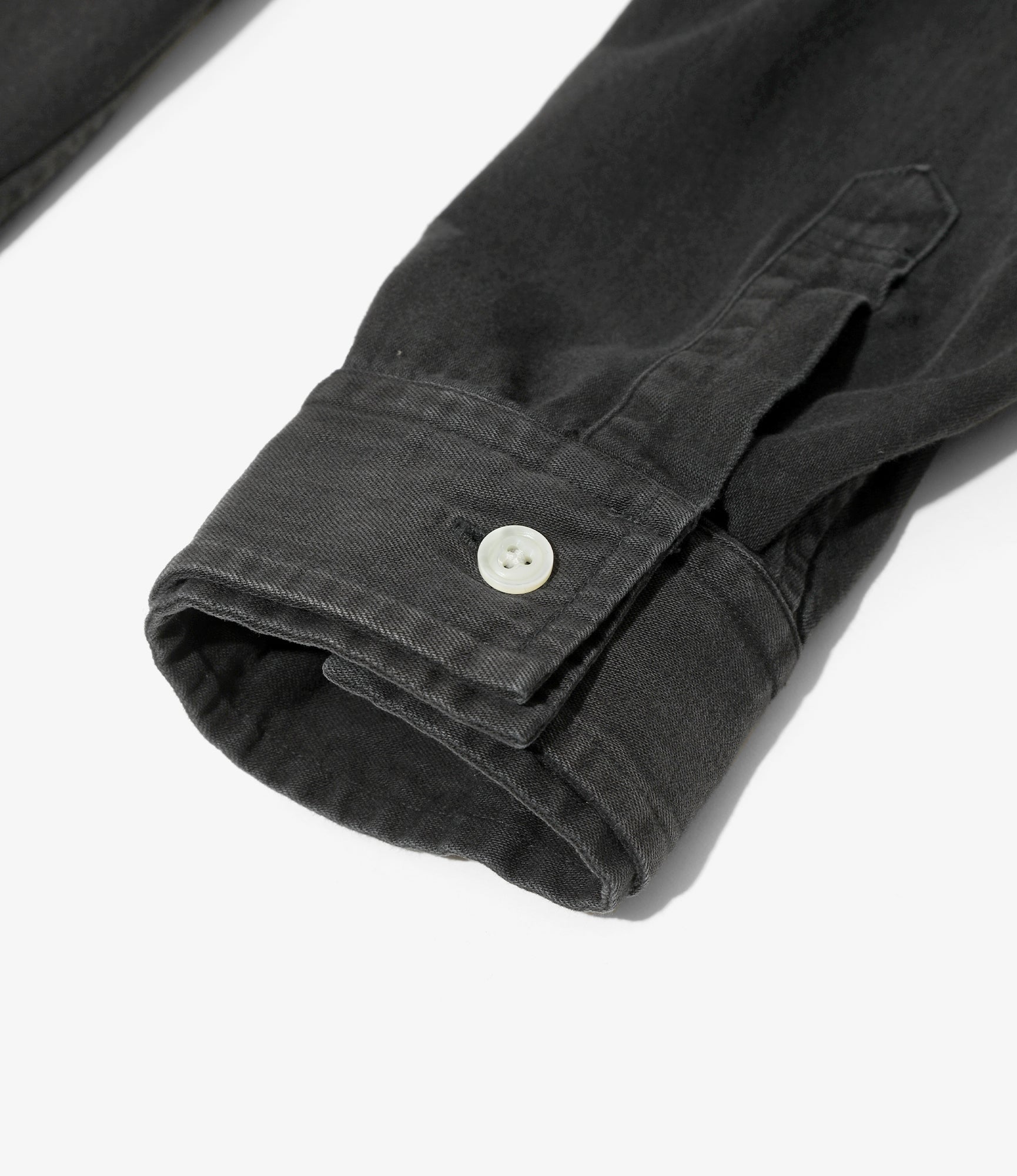 Double Collar Shirt - Black - 6oz Denim