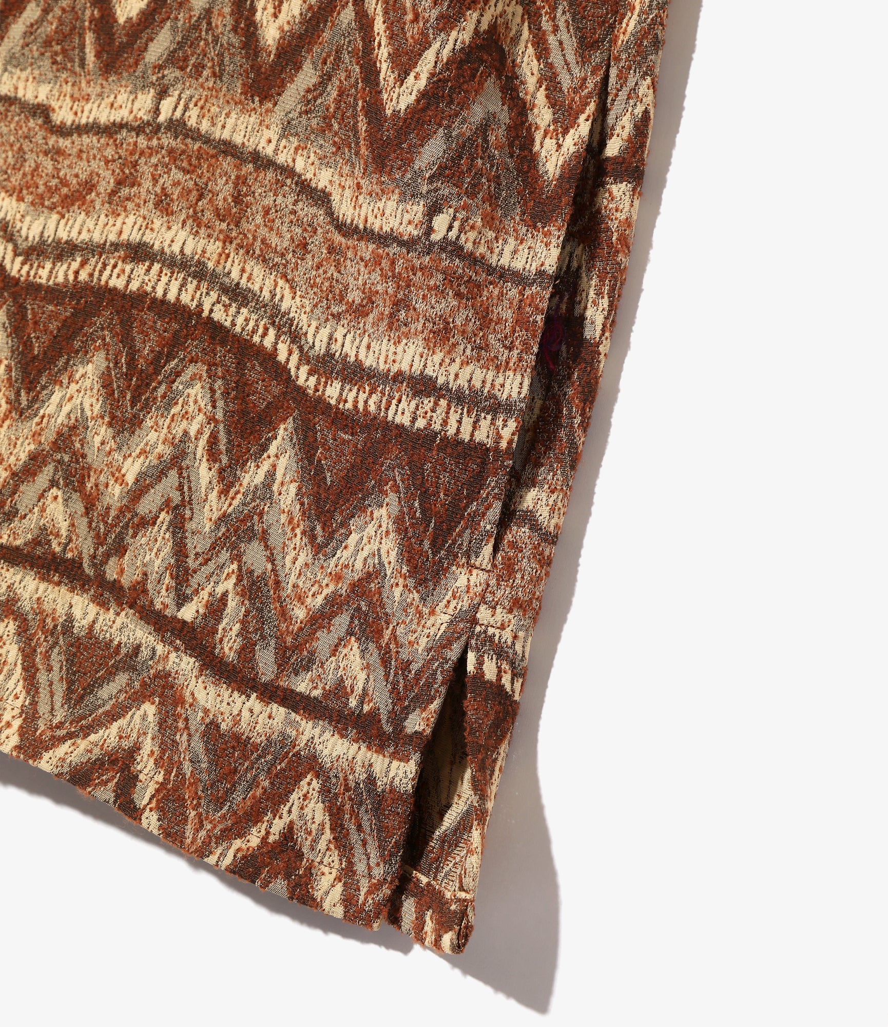 Cardigan Jacket - Bordeaux - AC/R/W/N Zigzag Stripe Jq.