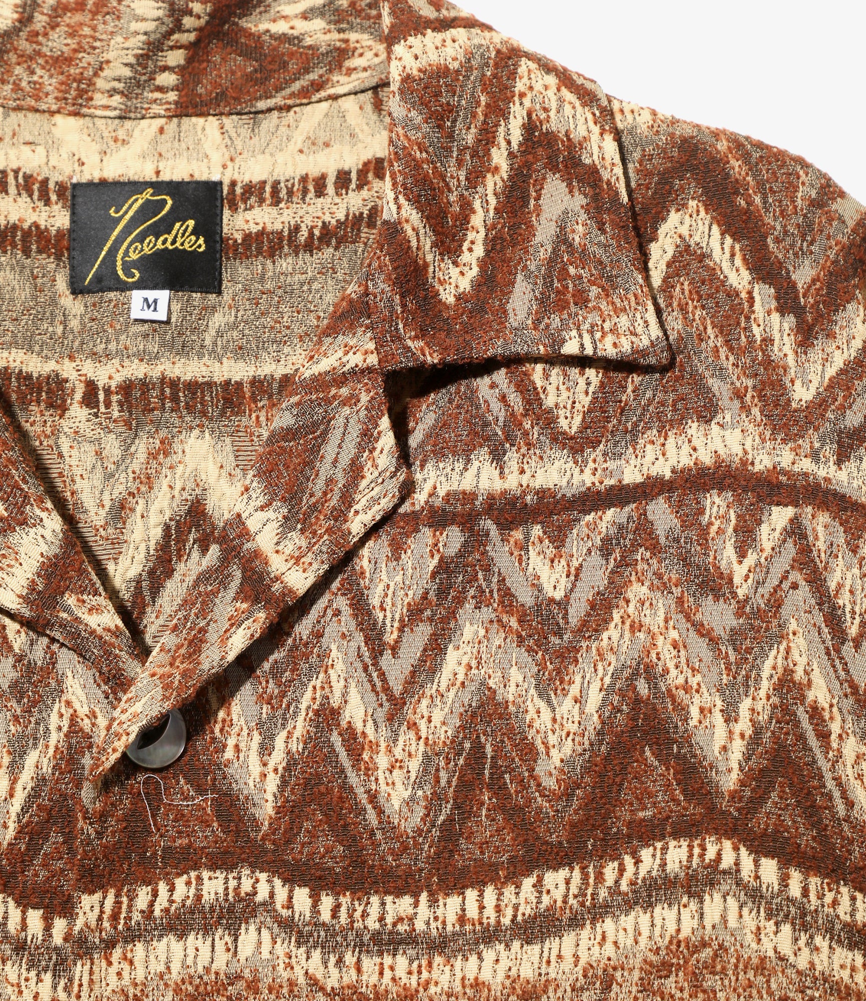 Cabana Shirt - Bordeaux - AC/R/W/N Zigzag Stripe Jq.