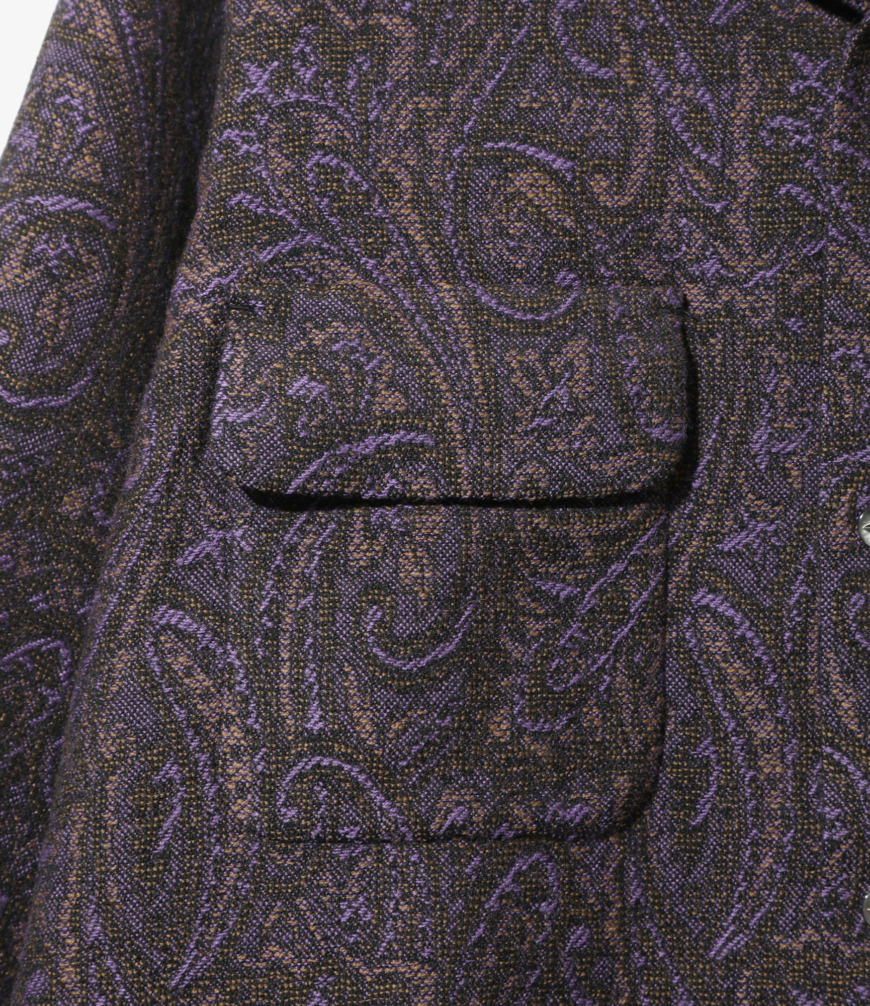 Classic Shirt - Purple - Wool Paisley Jq.