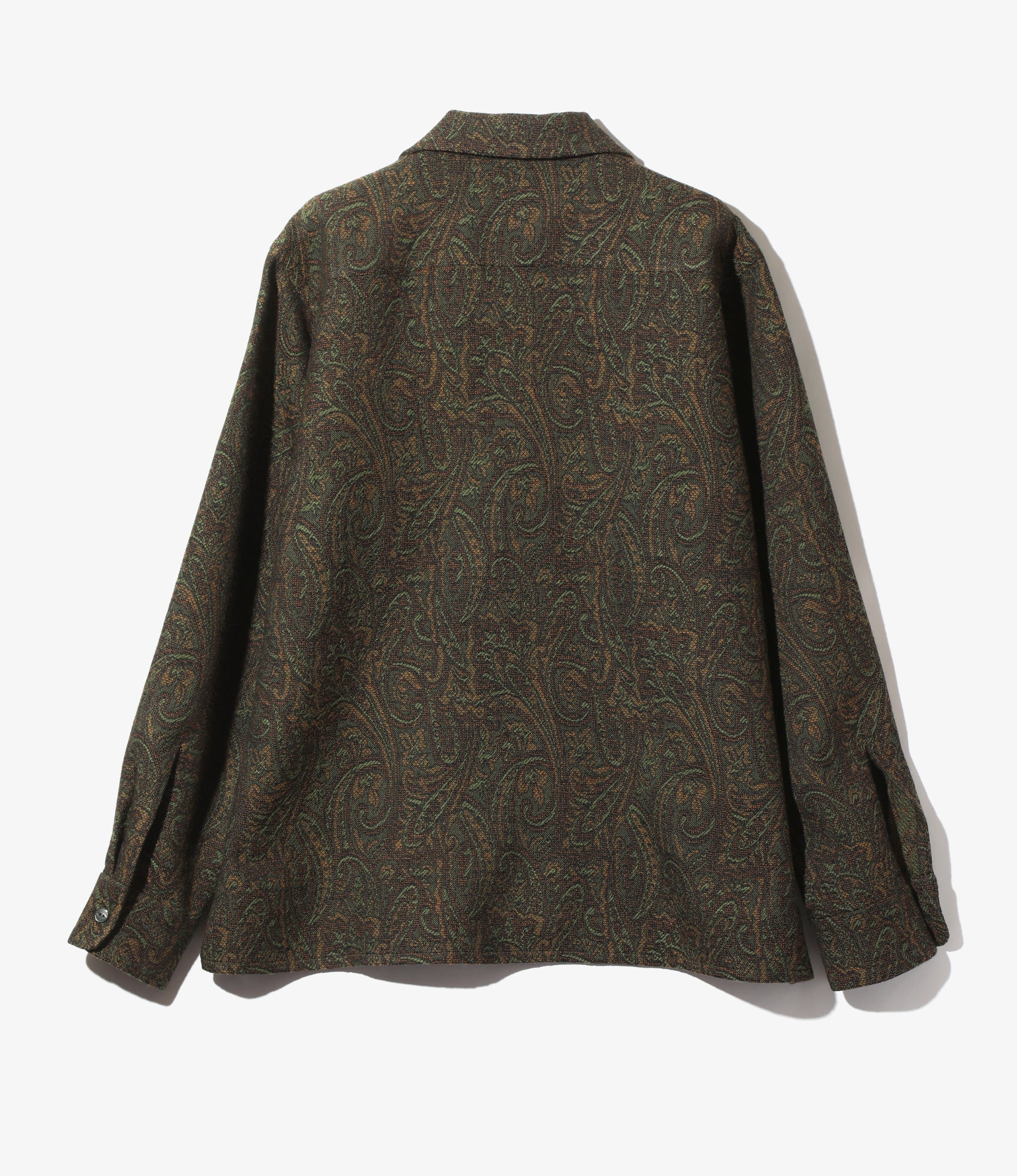 Classic Shirt - Green - Wool Paisley Jq.