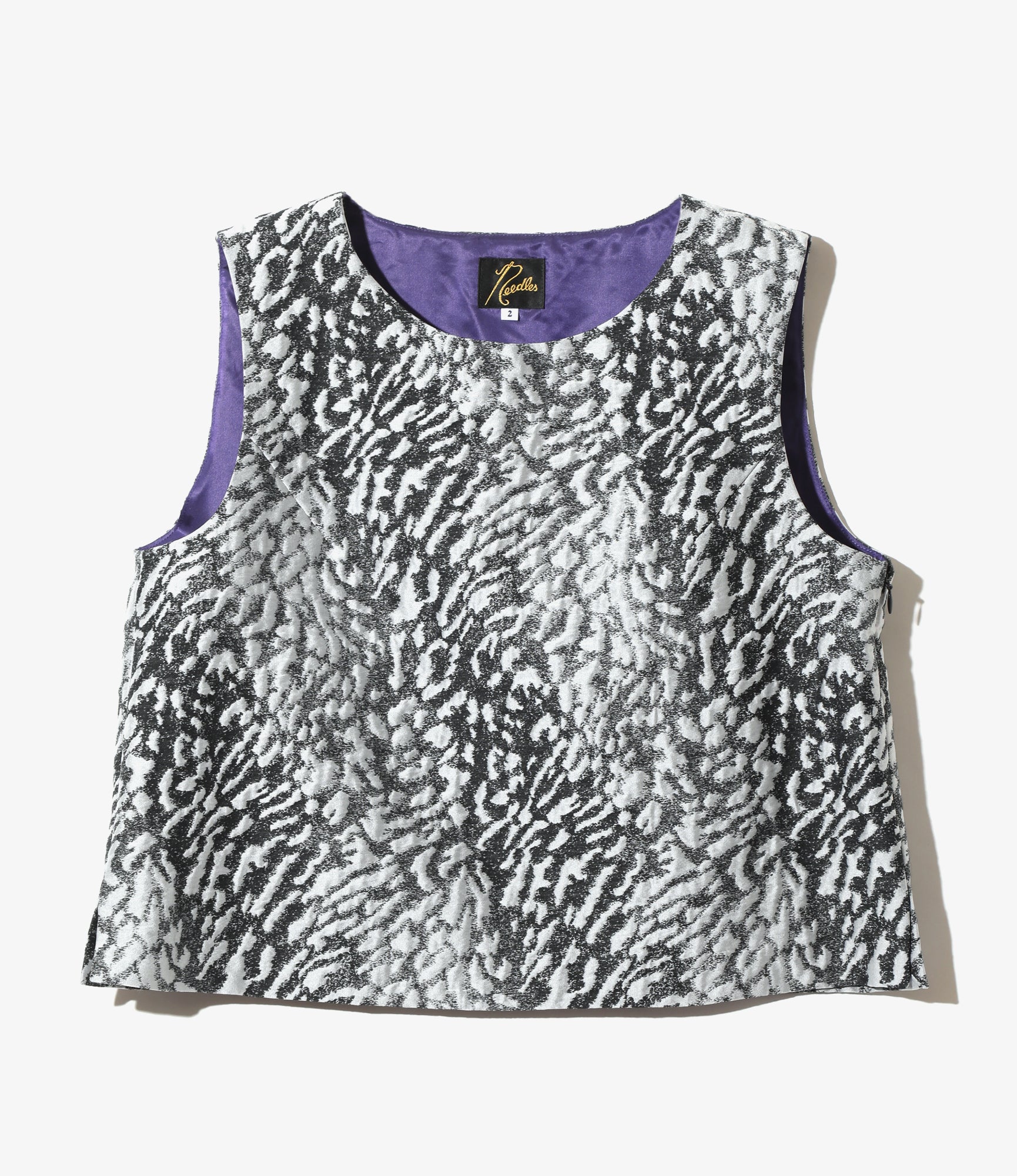 C.C. Vest - Silver Grey - C/PE/N Animal Jq.