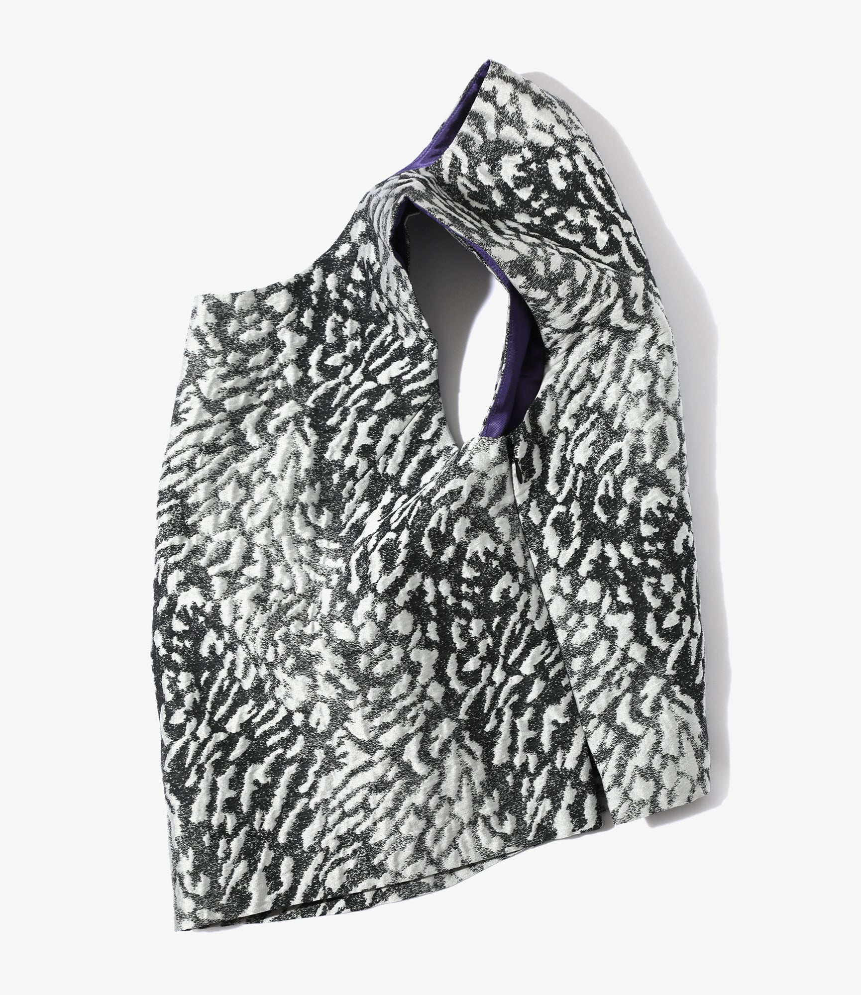 C.C. Vest - Silver Grey - C/PE/N Animal Jq.