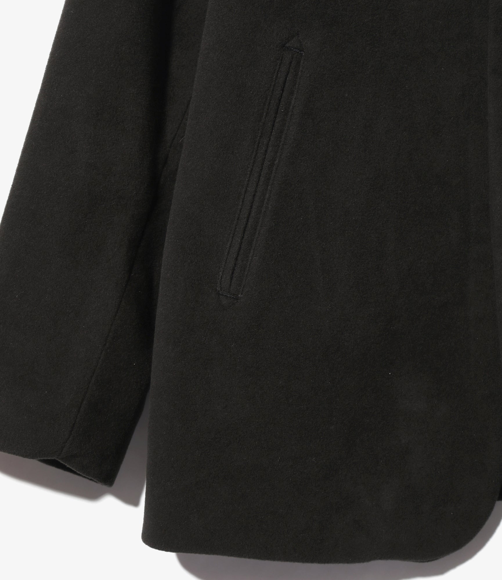 Raglan Jacket - Black - C/W Moleskin