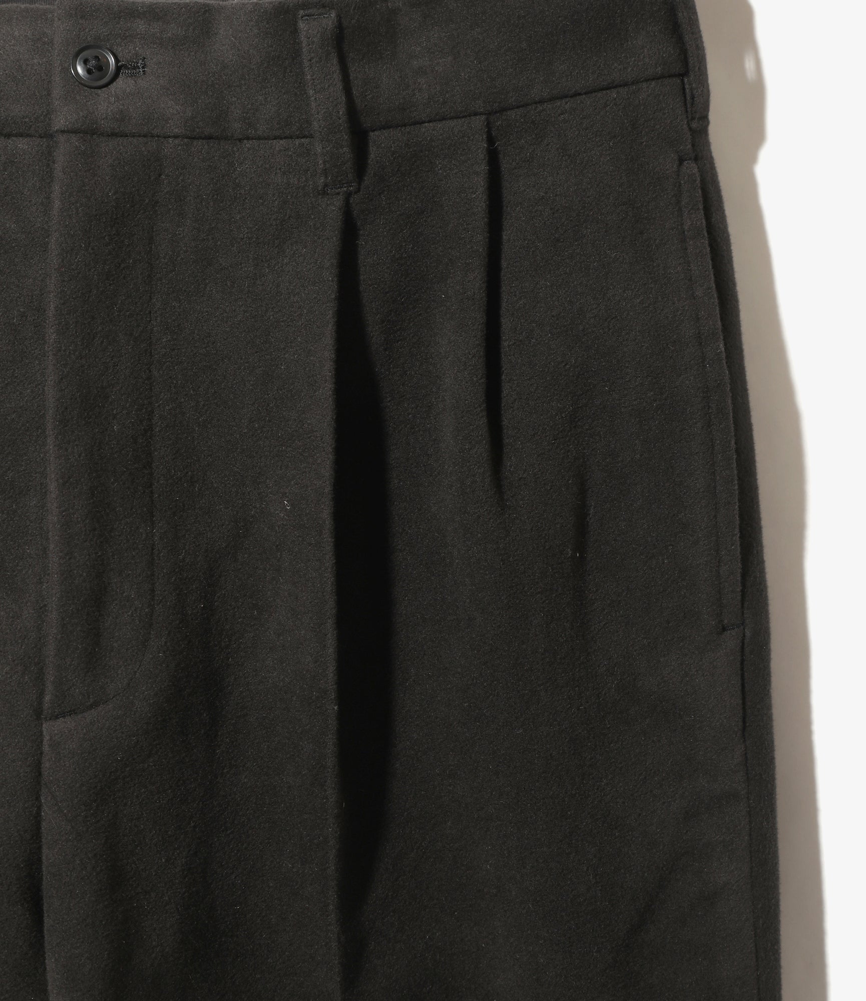 Tucked Trouser - Black - C/W Moleskin