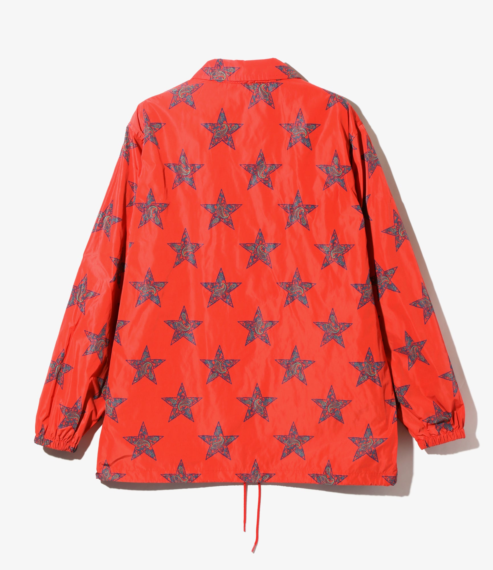 Coach Jacket - Red Star - Poly Taffeta / Printed