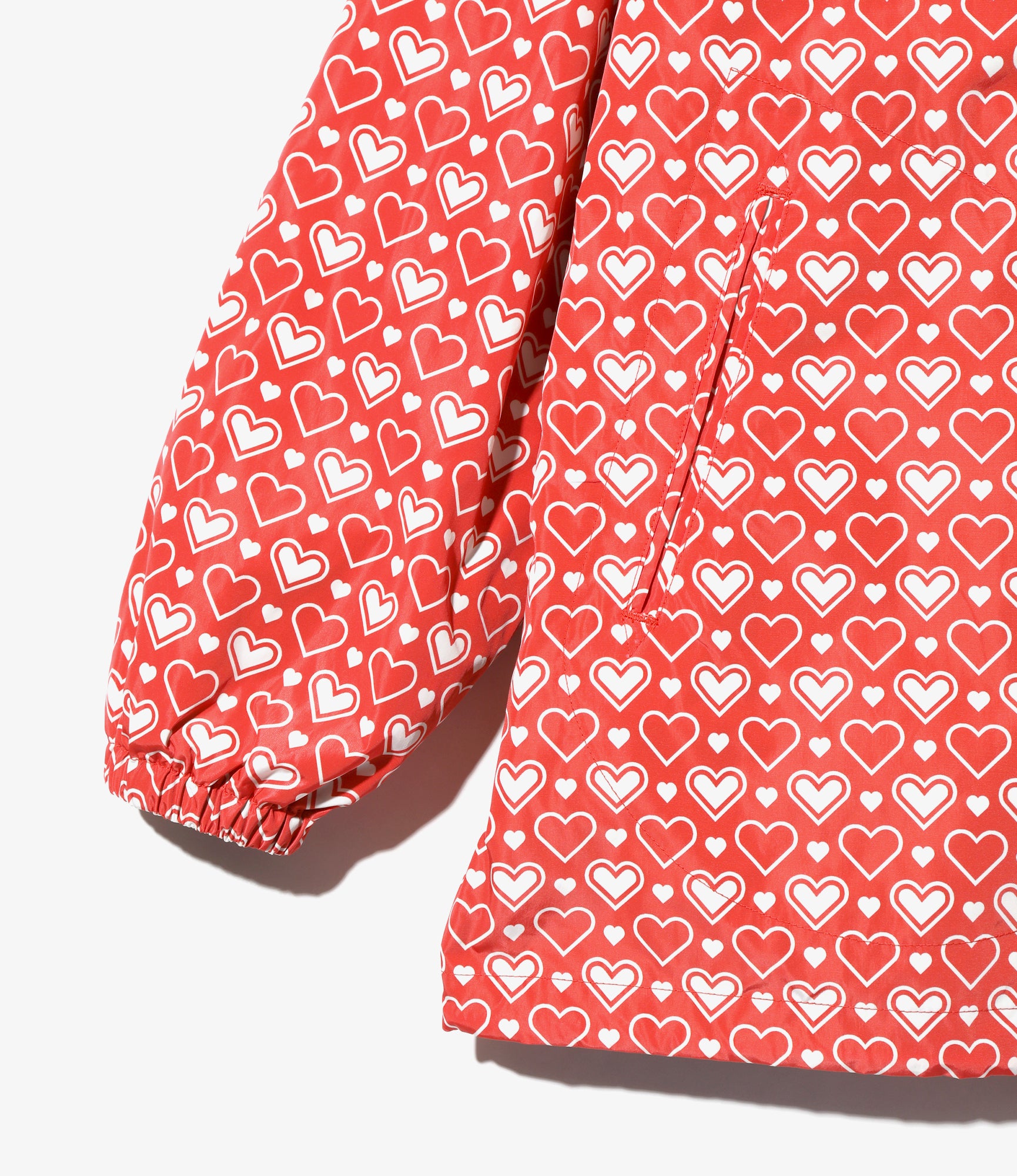 Coach Jacket - Red Heart - Poly Taffeta / Printed