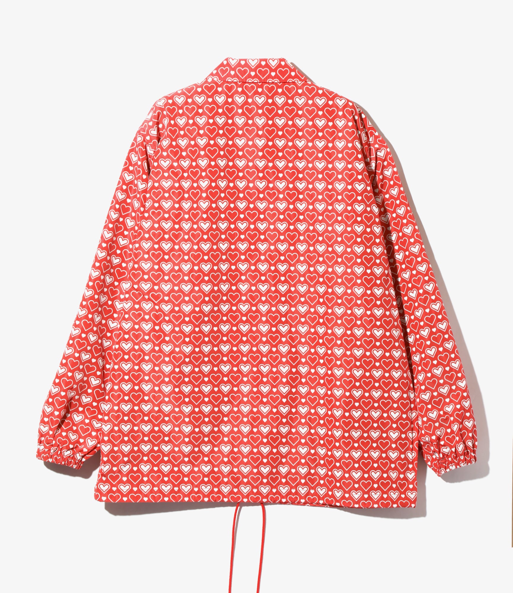 Coach Jacket - Red Heart - Poly Taffeta / Printed