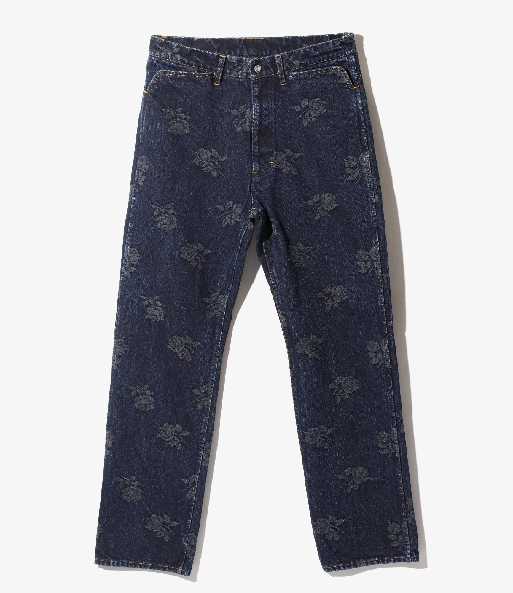 Straight Jean - Indigo - 13oz Denim / Rose Jq.