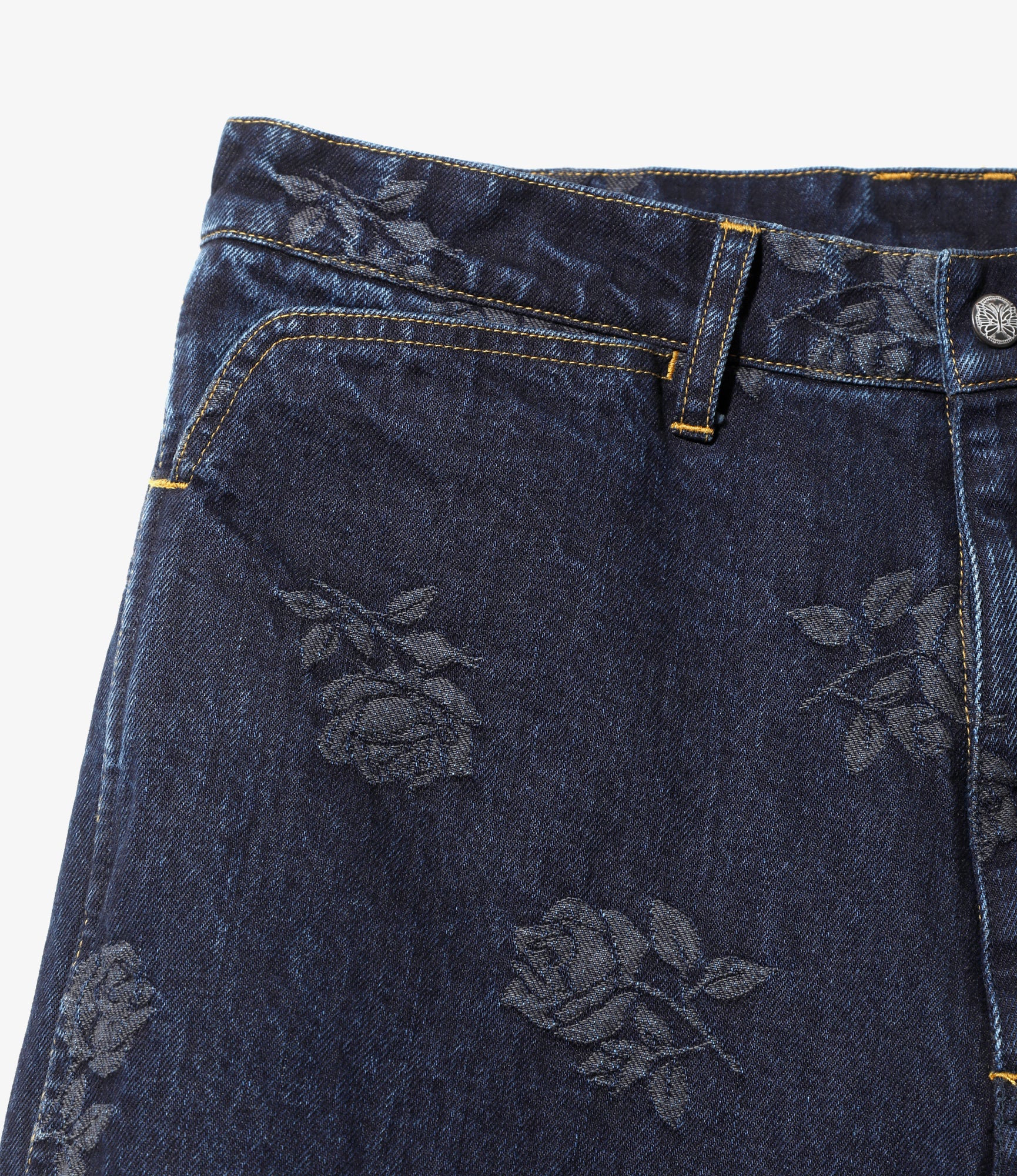 Straight Jean - Indigo - 13oz Denim / Rose Jq.