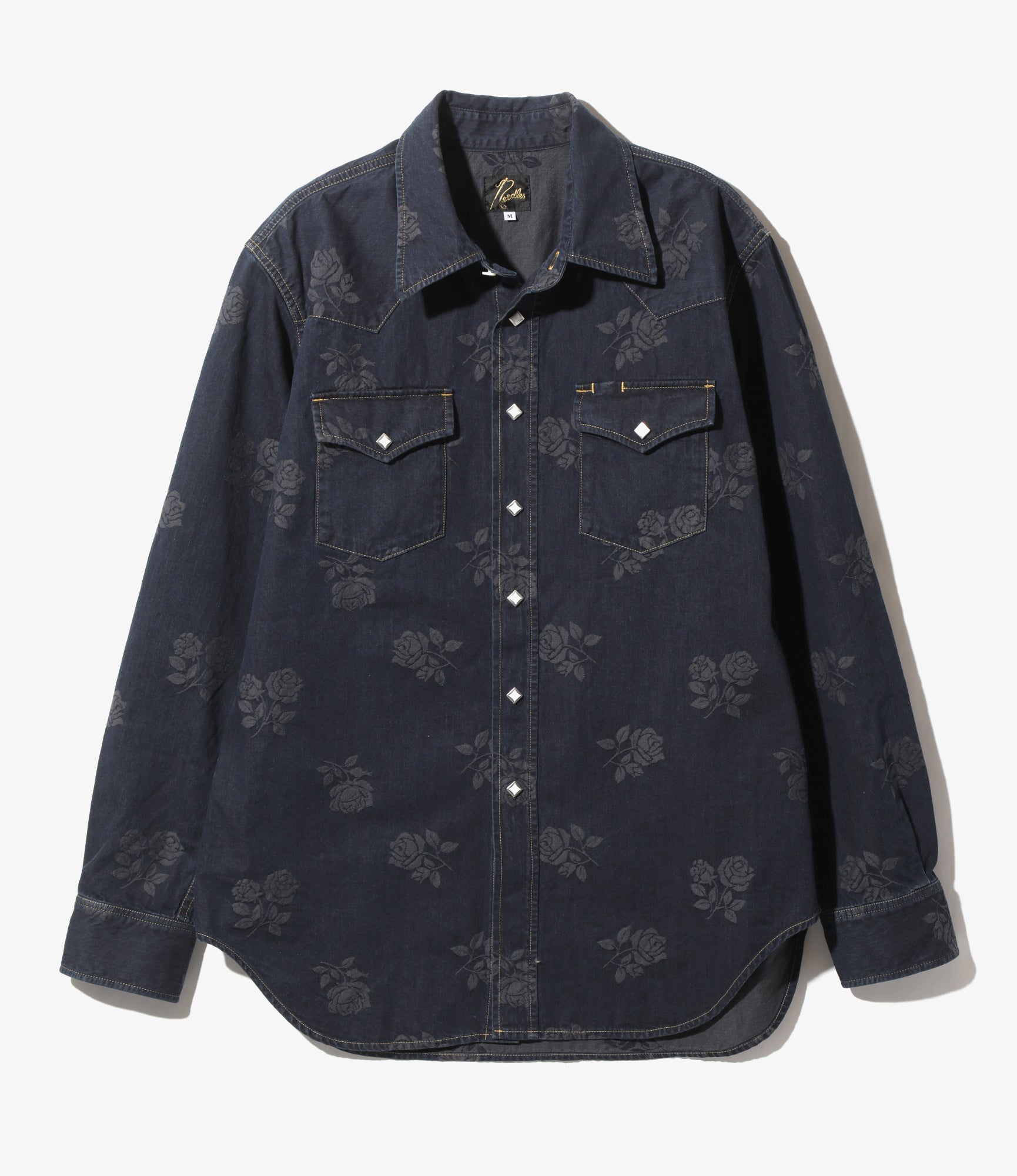 Western Shirt - Indigo - 8oz Denim / Rose Jq.