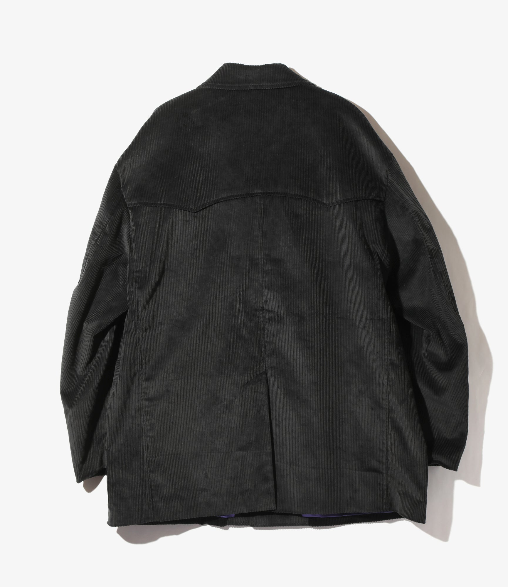 Norfolk Jacket - Black - 8W Corduroy