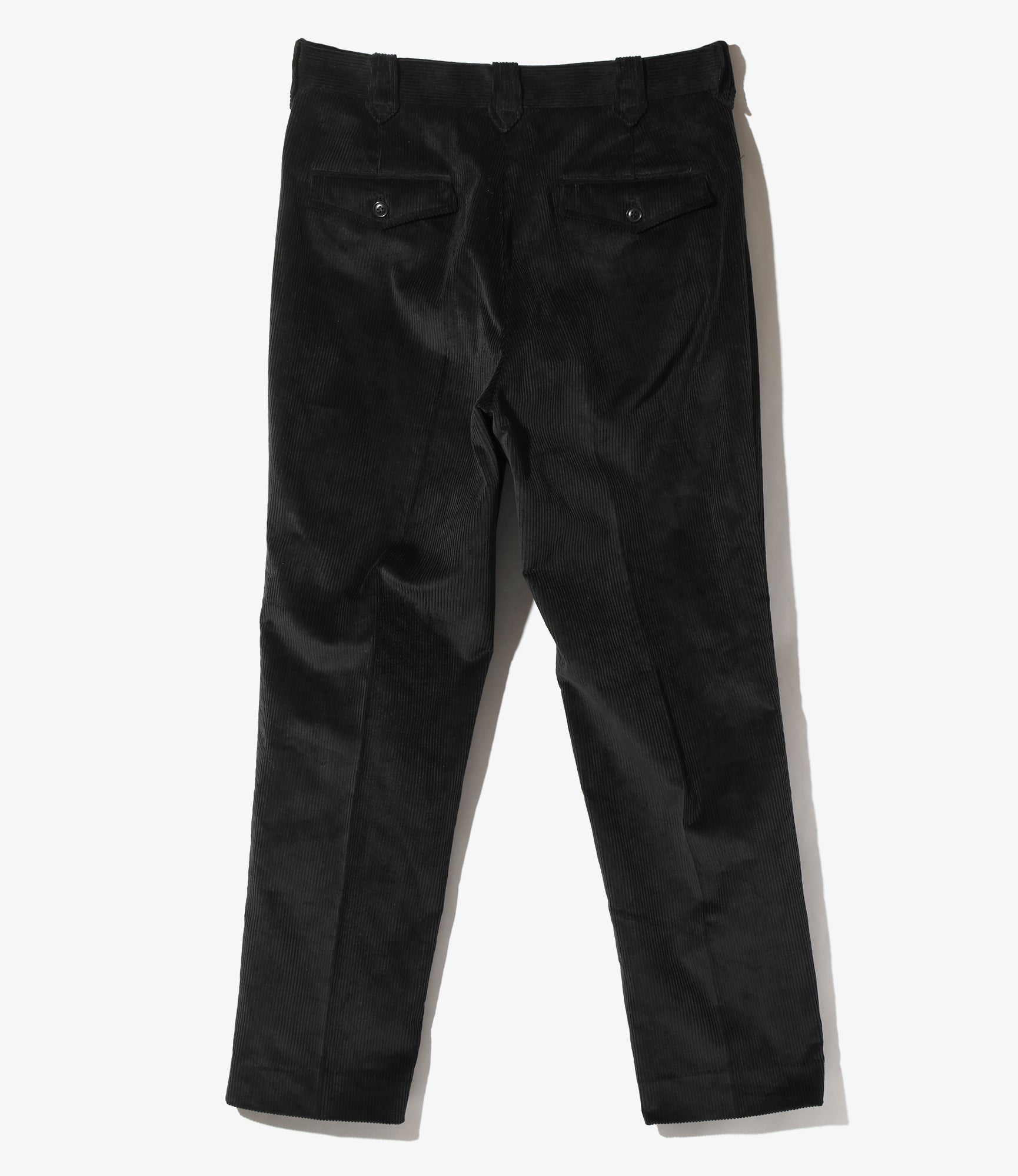 L Pocket Trouser - Black - 8W Corduroy