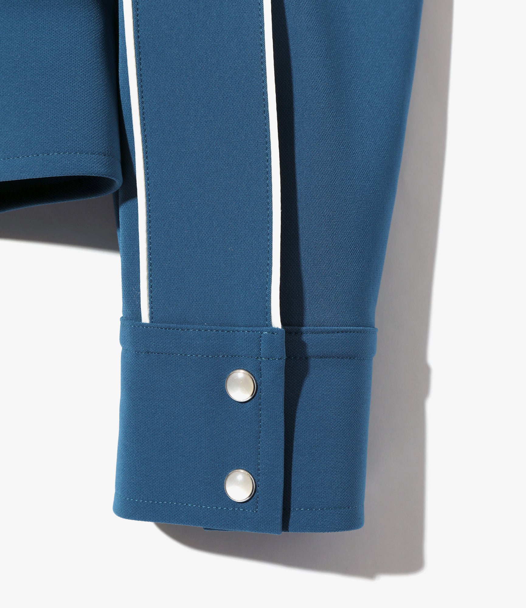 Piping Cowboy Jacket - Marine Blue - PE/PU Double Cloth