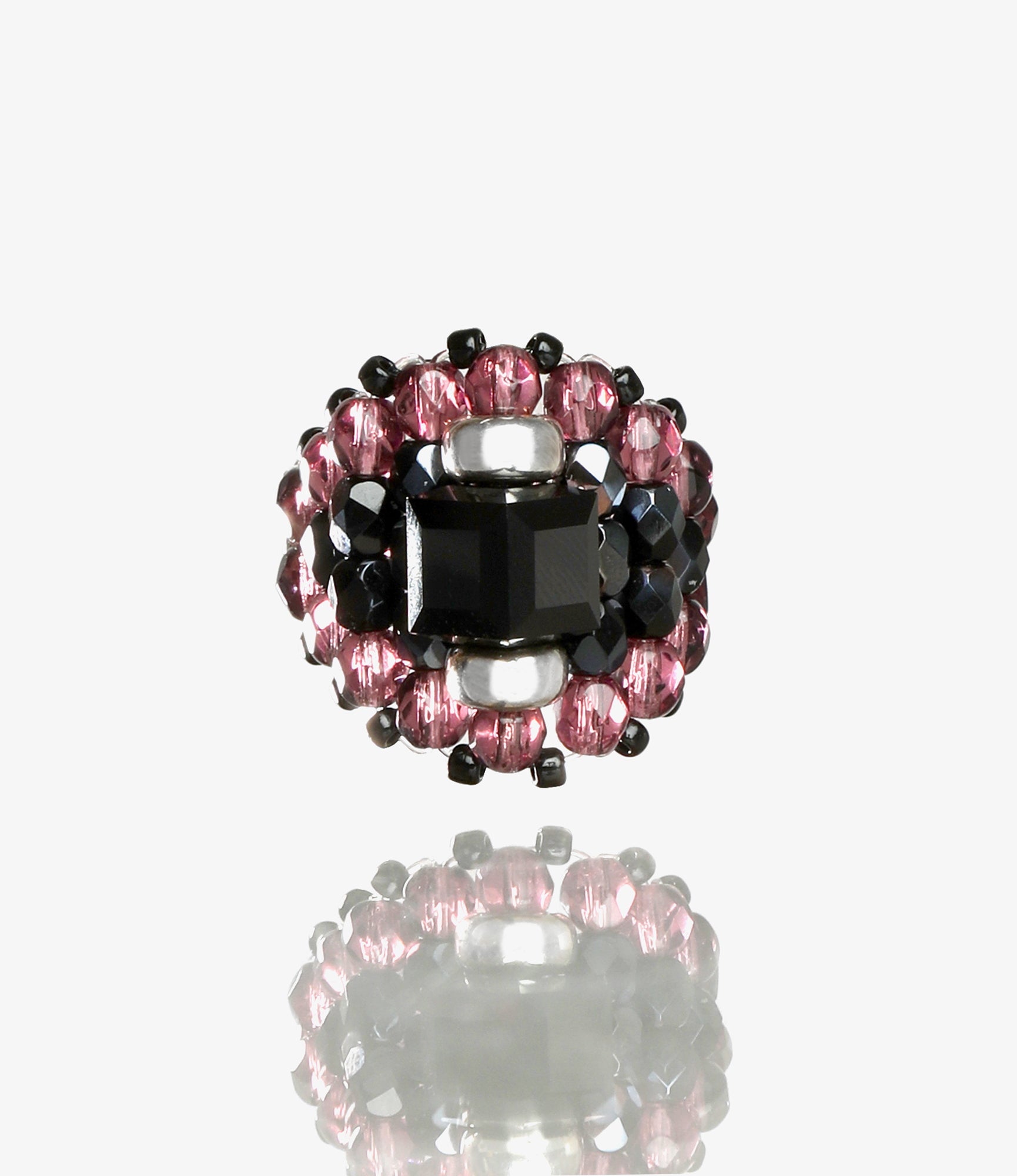 Needles X Tie A Knot - Ring - Black x Purple
